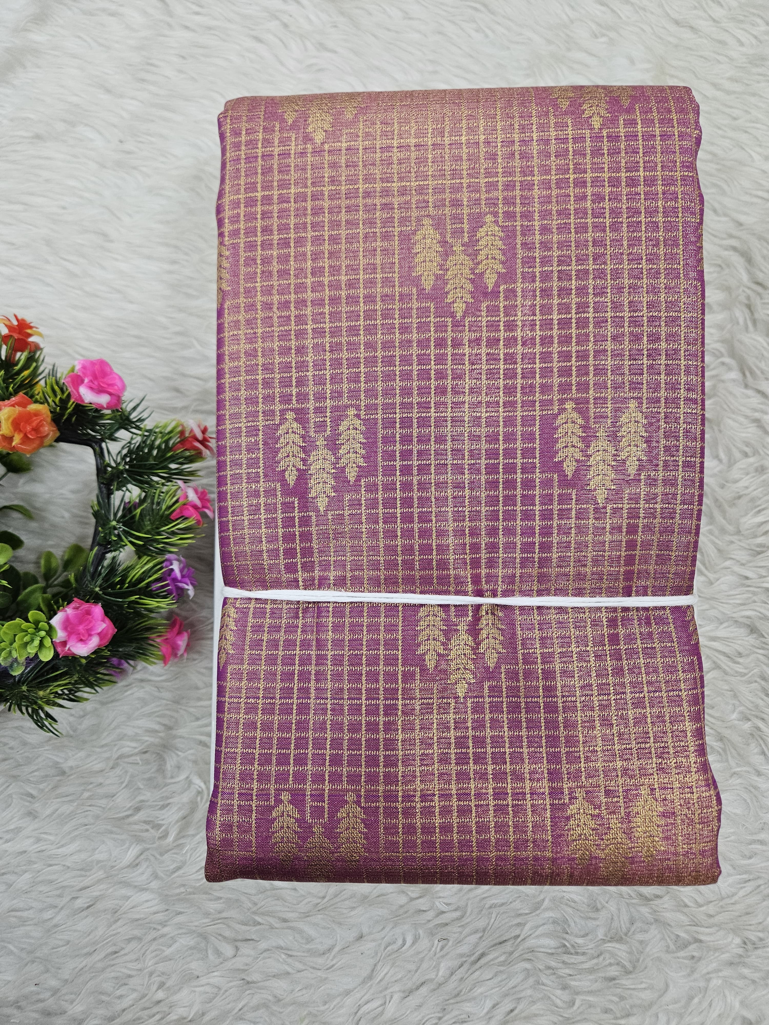 Semi Kanchipattu Tissue Sarees