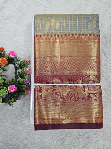 Semi Kanchipattu Tissue Sarees