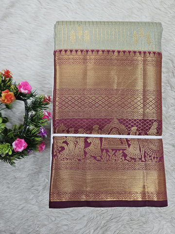 Semi Kanchipattu Tissue Sarees