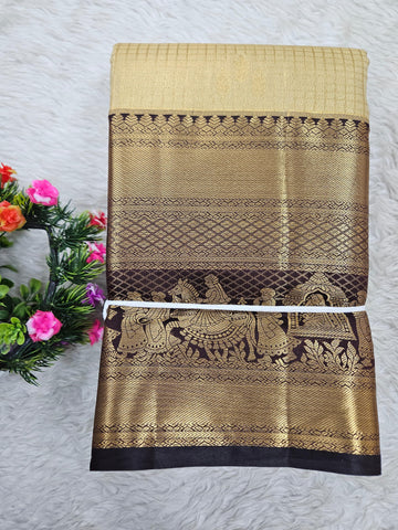 Semi Kanchipattu Tissue Sarees