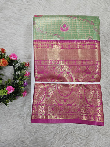 Semi Kanchipattu Tissue Sarees
