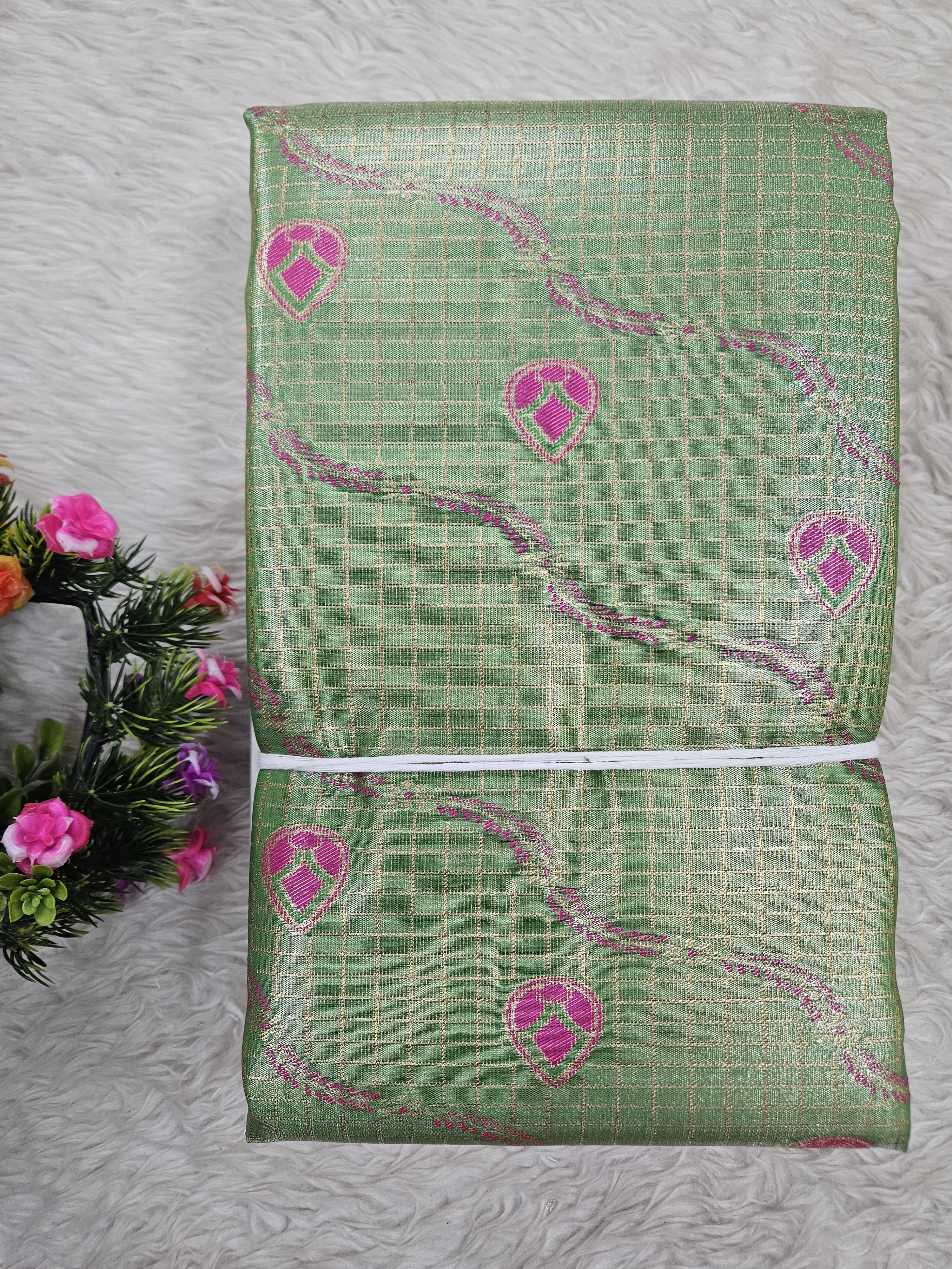 Semi Kanchipattu Tissue Sarees