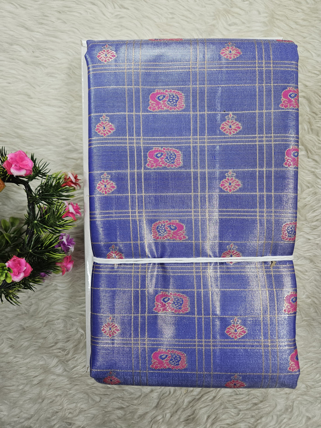 Semi Kanchipattu Tissue Sarees