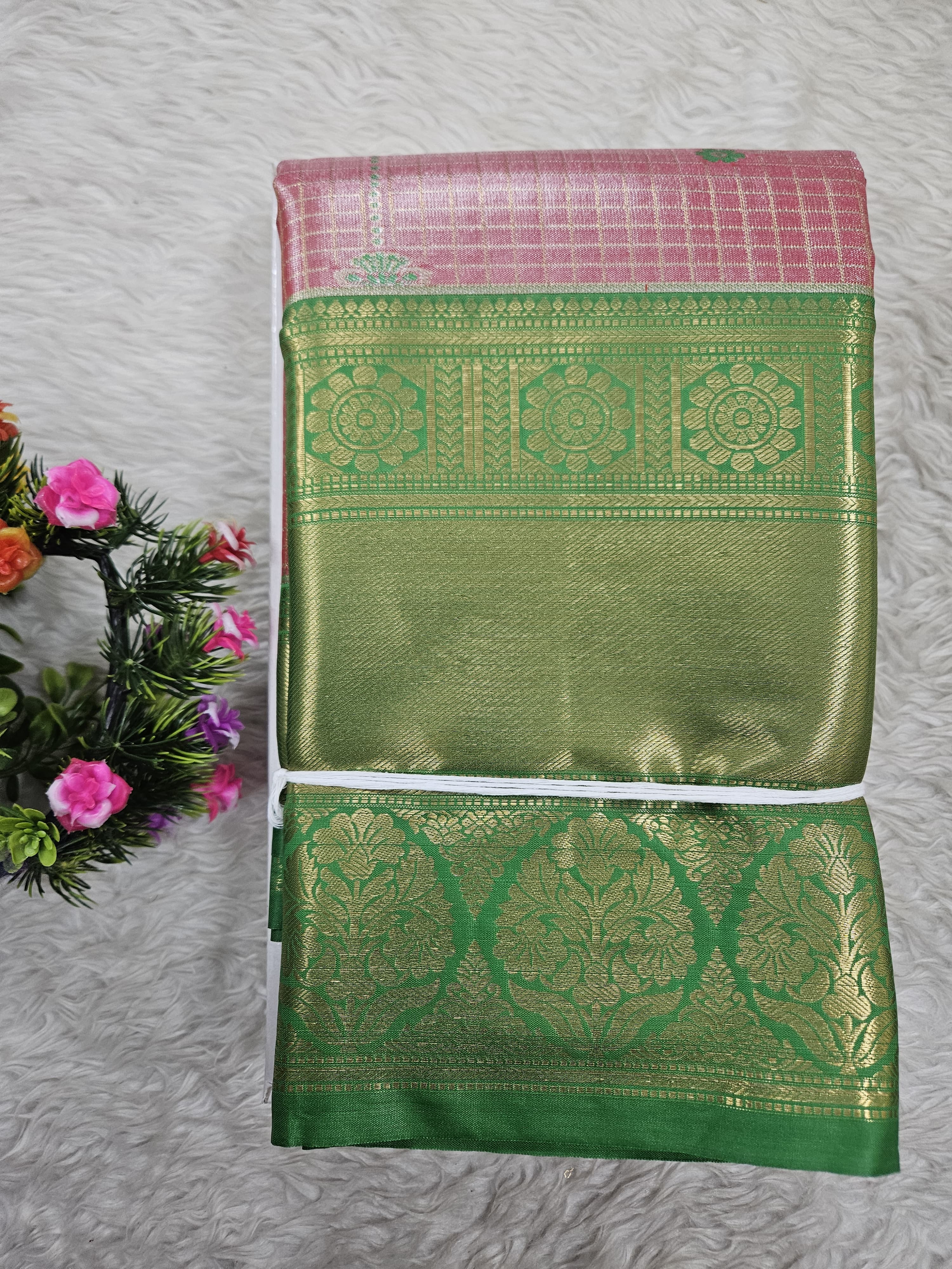 Semi Kanchipattu Tissue Sarees