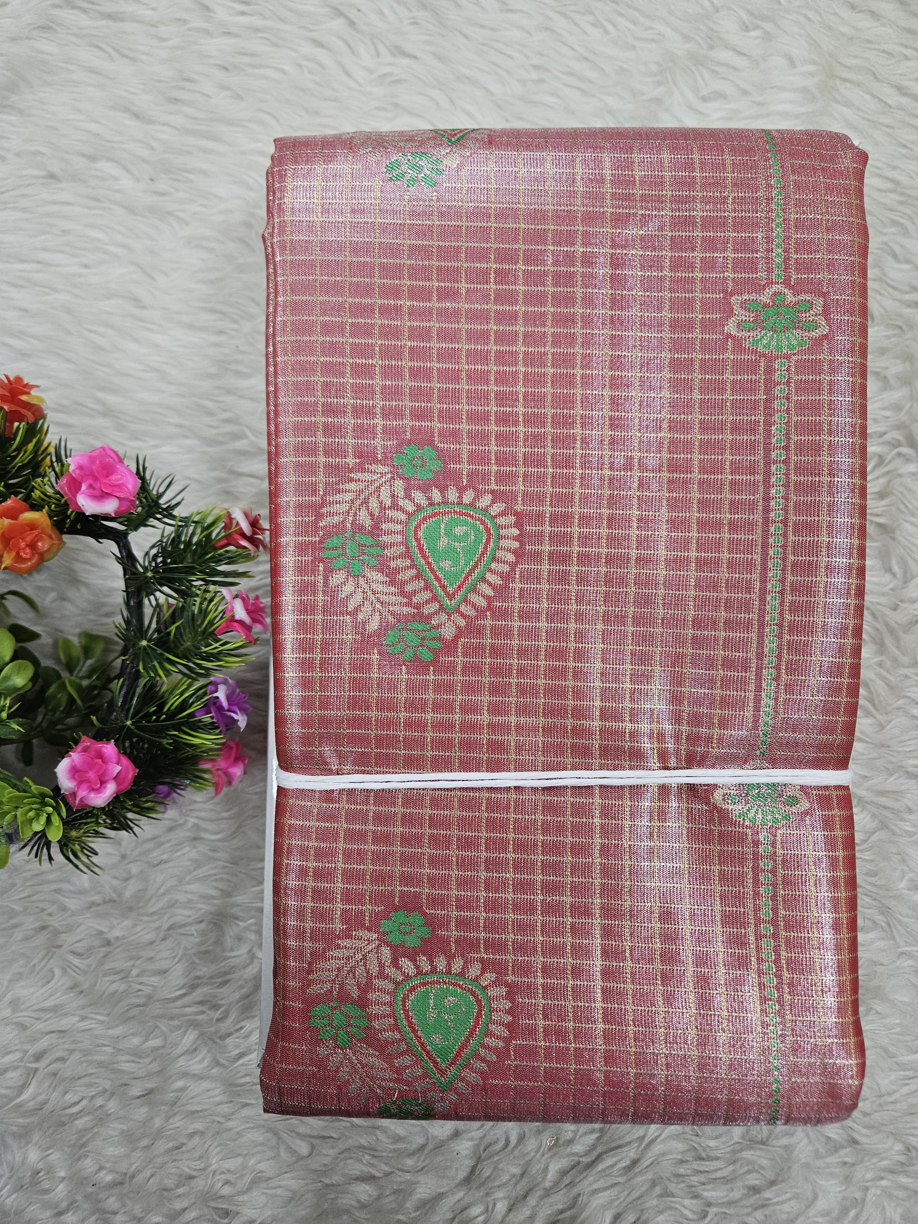 Semi Kanchipattu Tissue Sarees