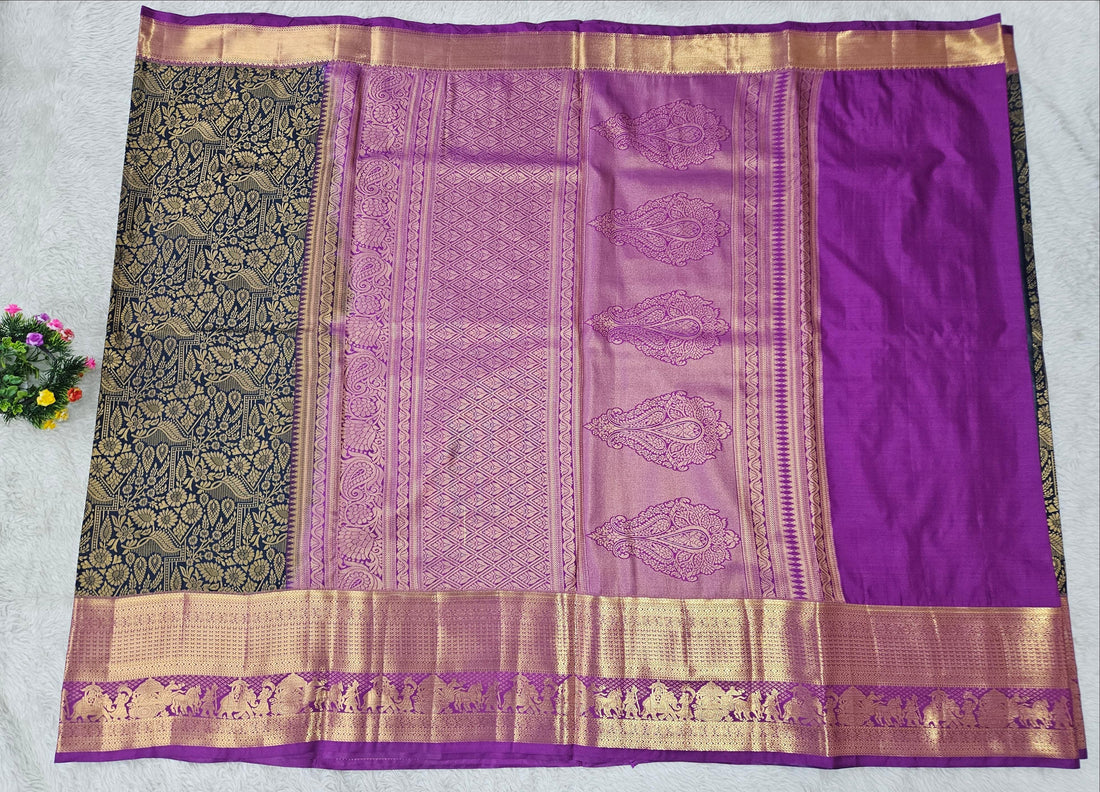 Semi Kanchipattu Resham Sarees