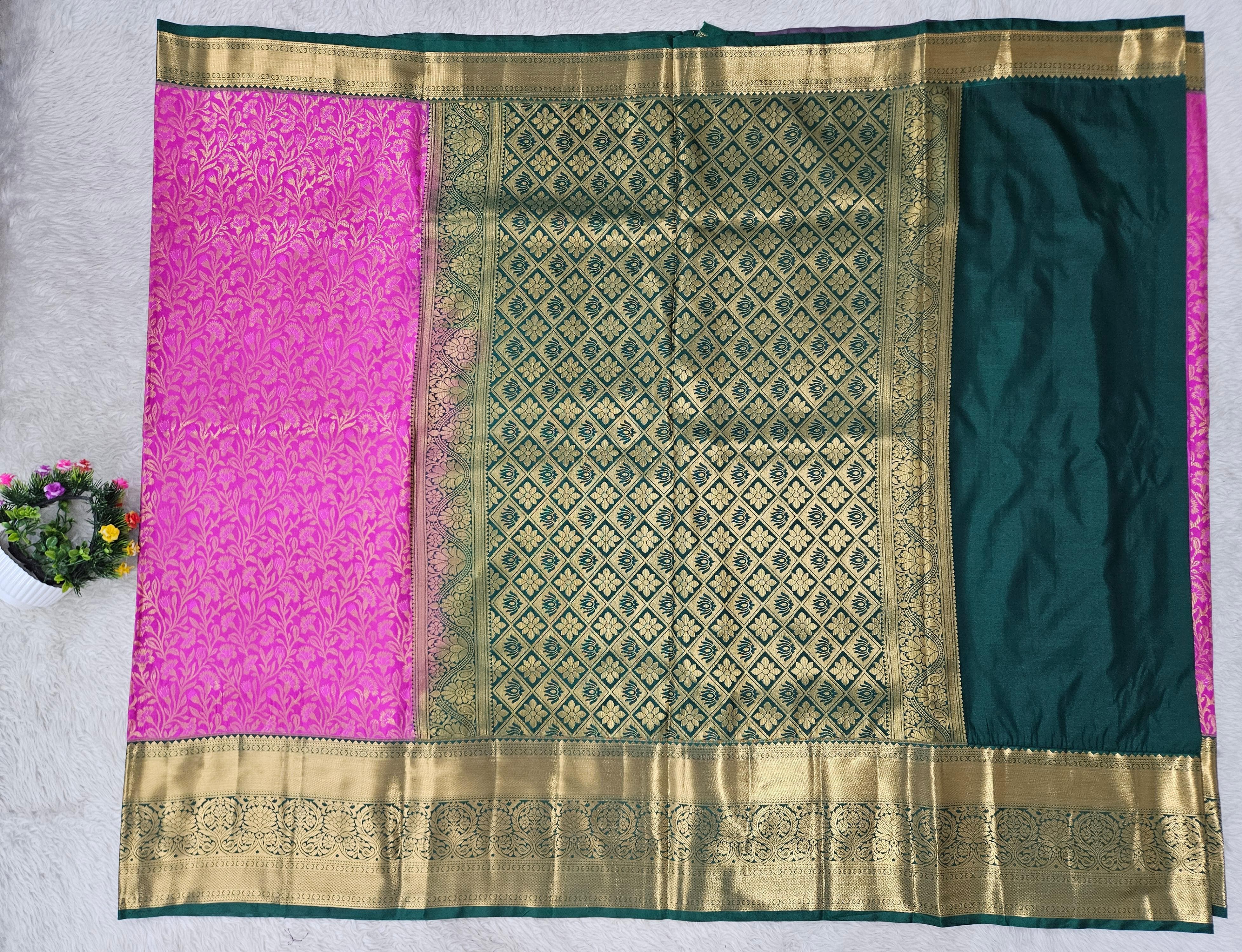 Semi Kanchipattu Resham Sarees