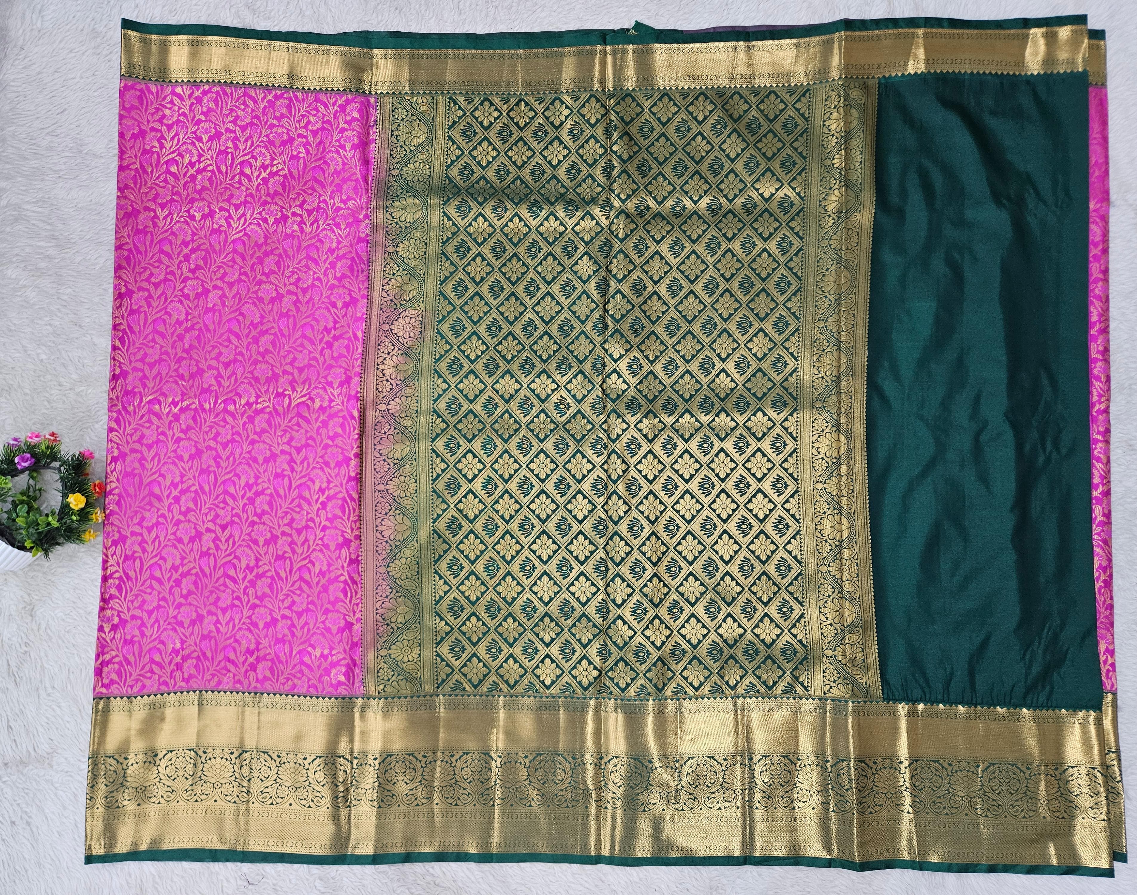 Semi Kanchipattu Resham Sarees