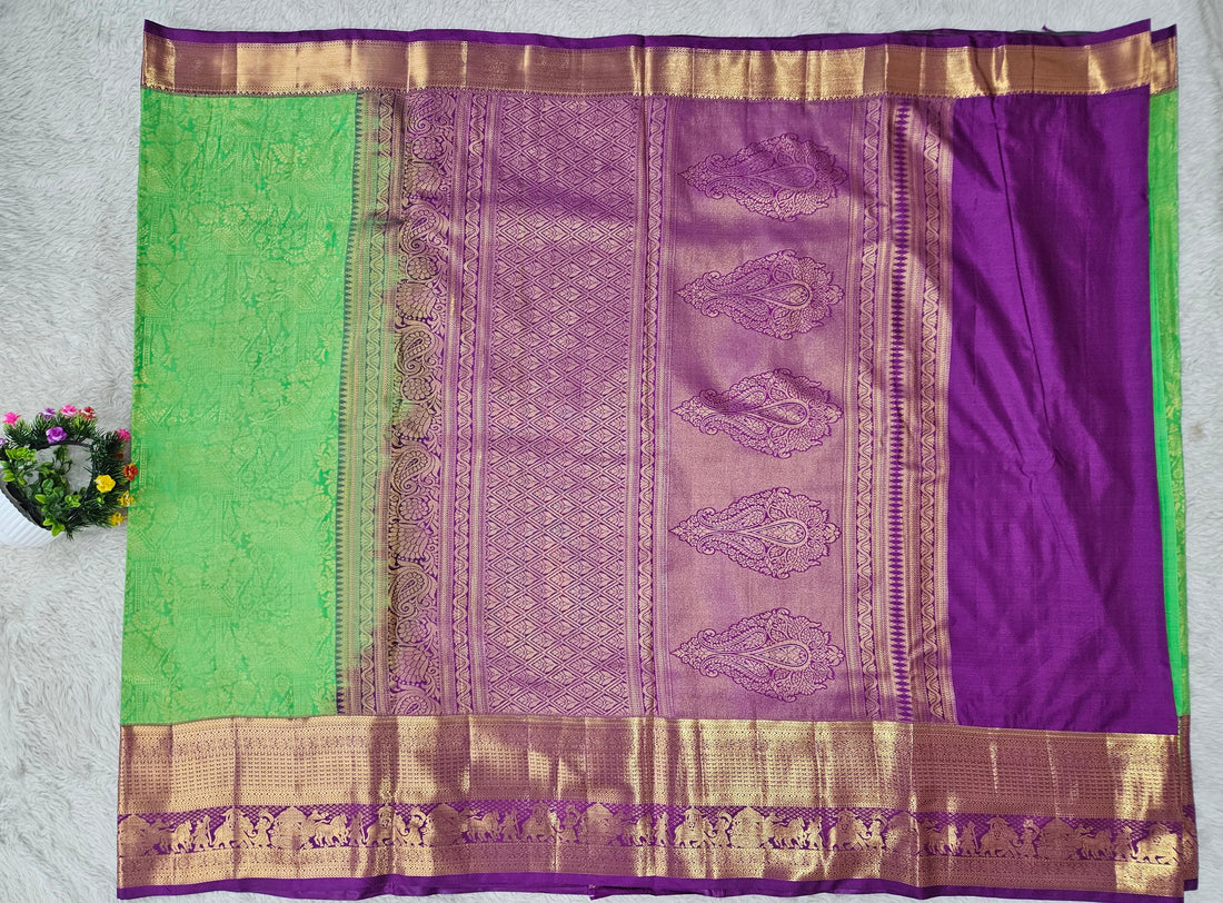 Semi Kanchipattu Resham Sarees