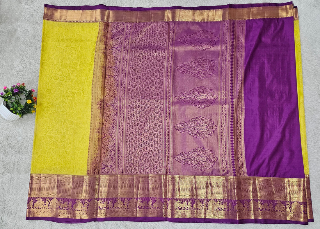 Semi Kanchipattu Resham Sarees