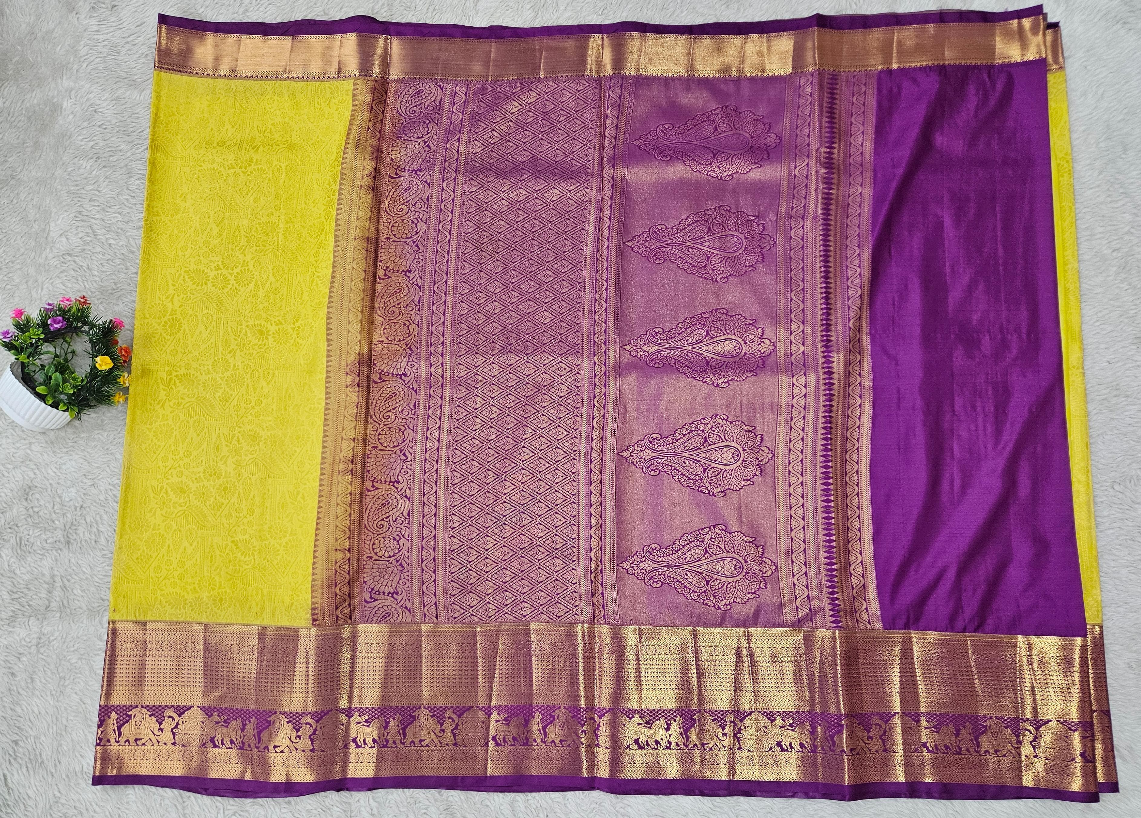 Semi Kanchipattu Resham Sarees