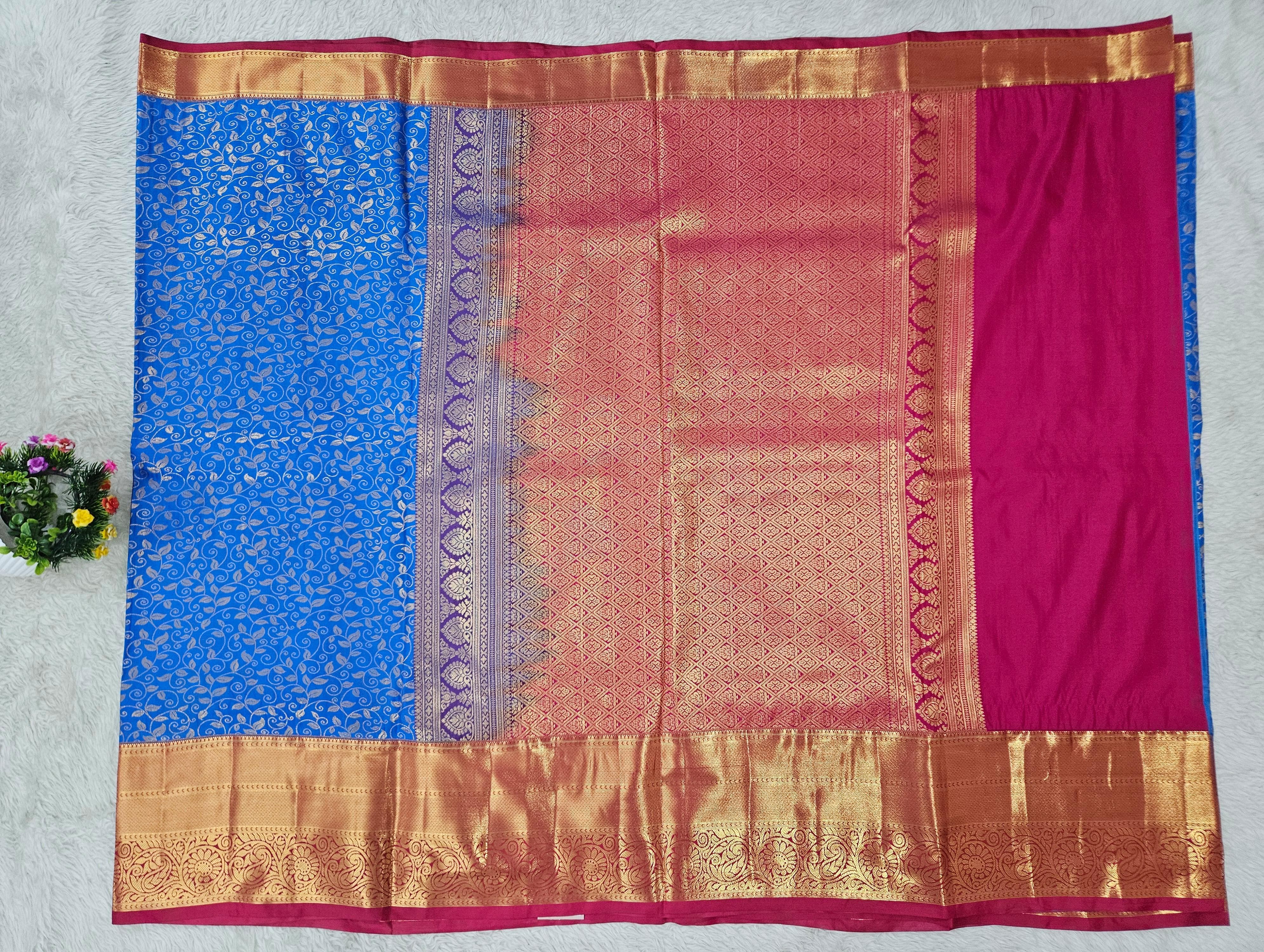Semi Kanchipattu Resham Sarees
