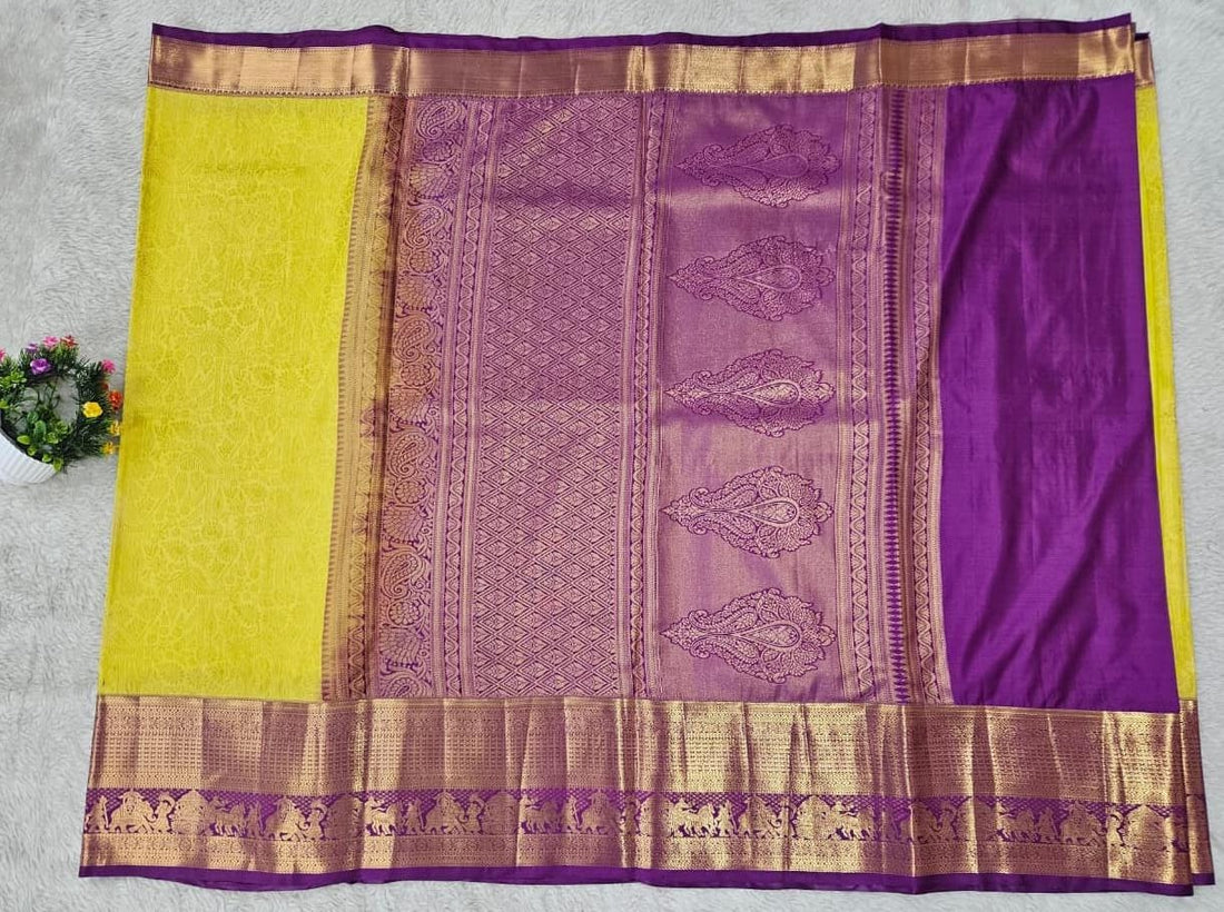 Semi Kanchipattu Resham Sarees