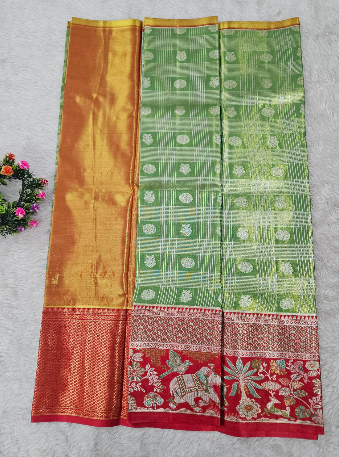 (5–10 Year) Lehenga – Unstitched (Blouse + Material)