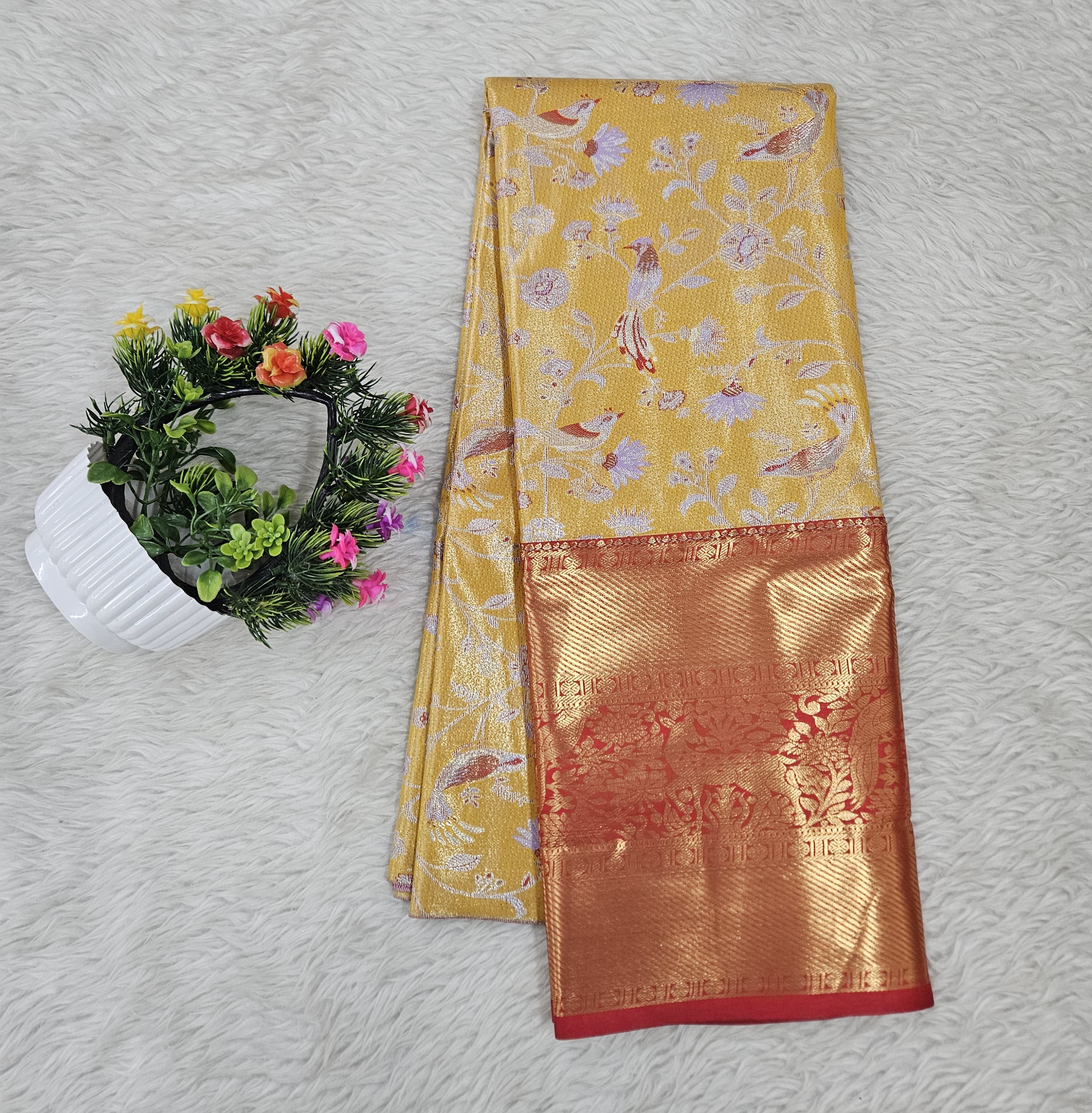 (5–10 Year) Lehenga – Unstitched (Blouse + Material)