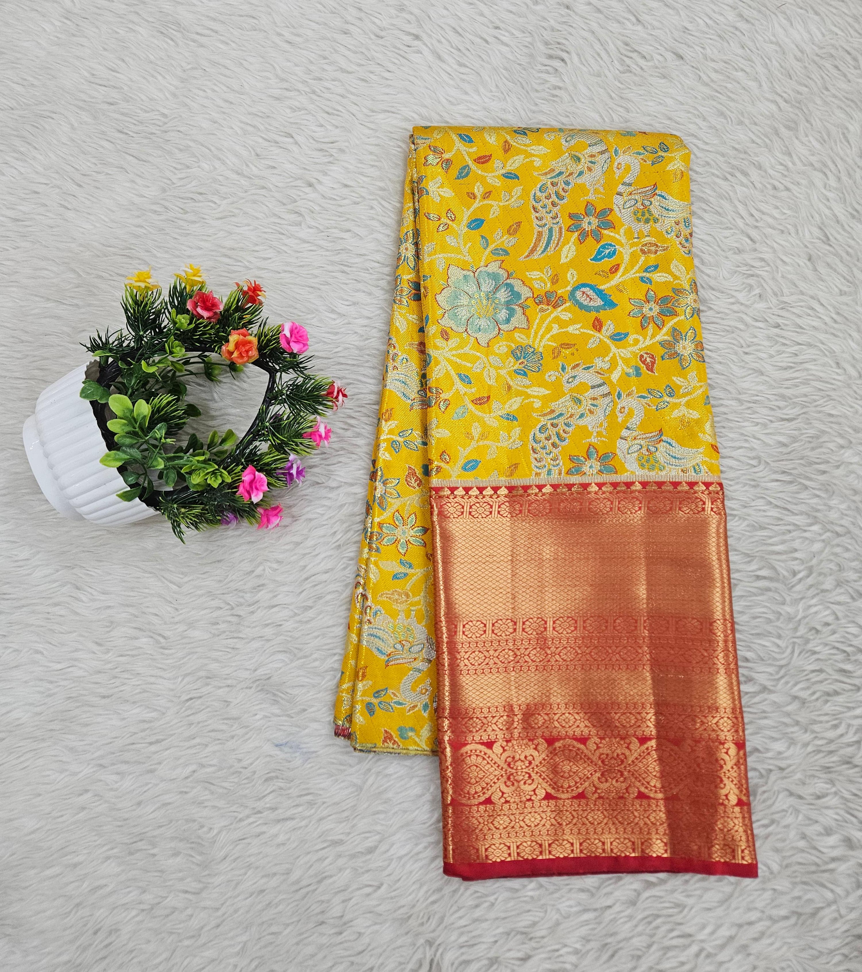 (5–10 Year) Lehenga – Unstitched (Blouse + Material)