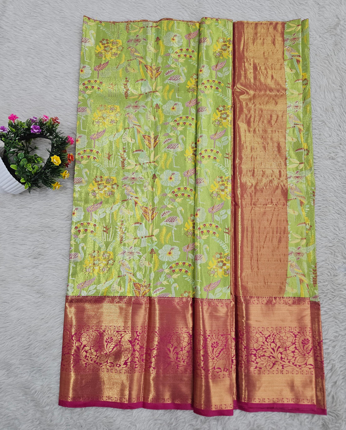 (5–10 Year) Lehenga – Unstitched (Blouse + Material)