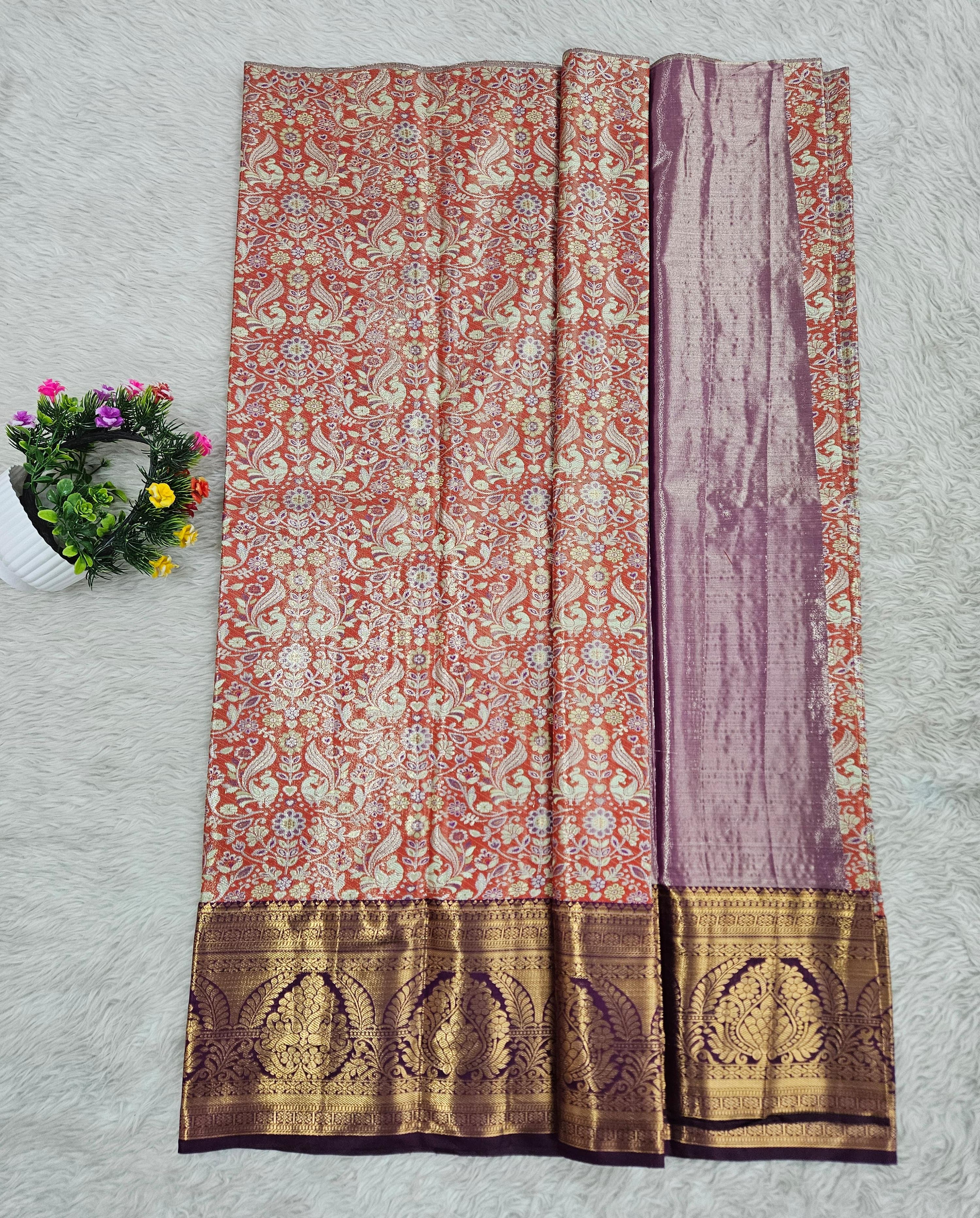 (5–10 Year) Lehenga – Unstitched (Blouse + Material)