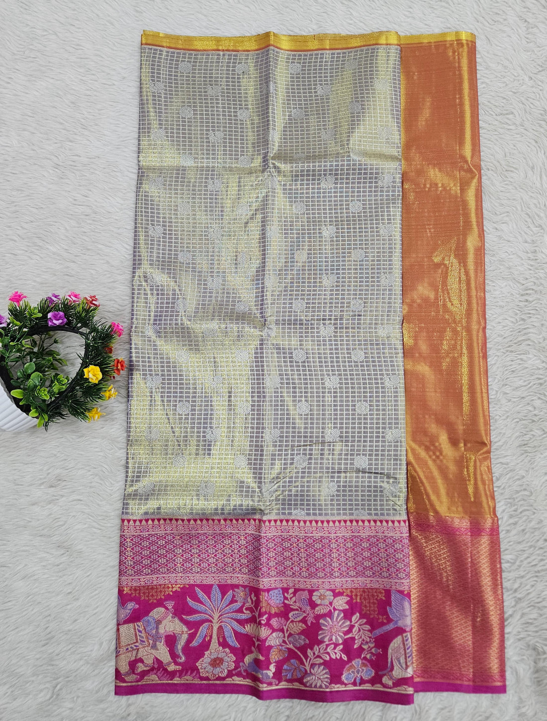 (5–10 Year) Lehenga – Unstitched (Blouse + Material)