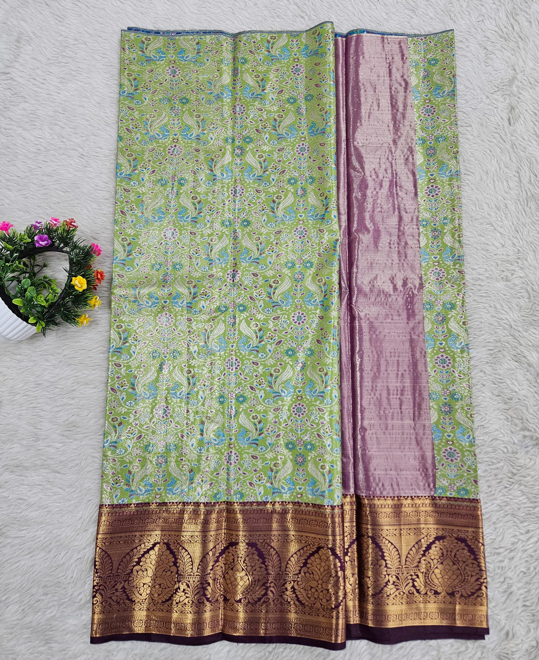 (5–10 Year) Lehenga – Unstitched (Blouse + Material)