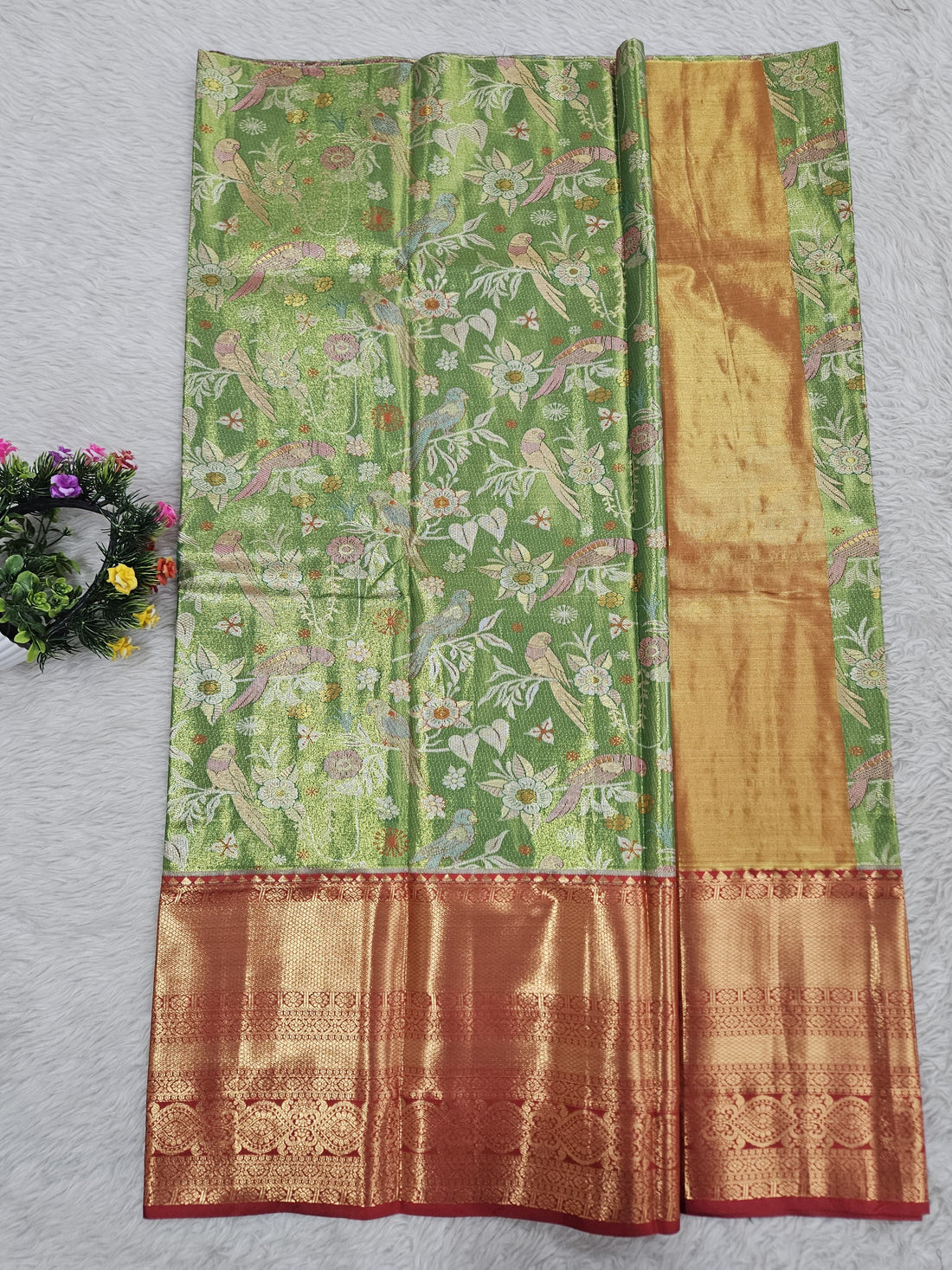 (5–10 Year) Lehenga – Unstitched (Blouse + Material)