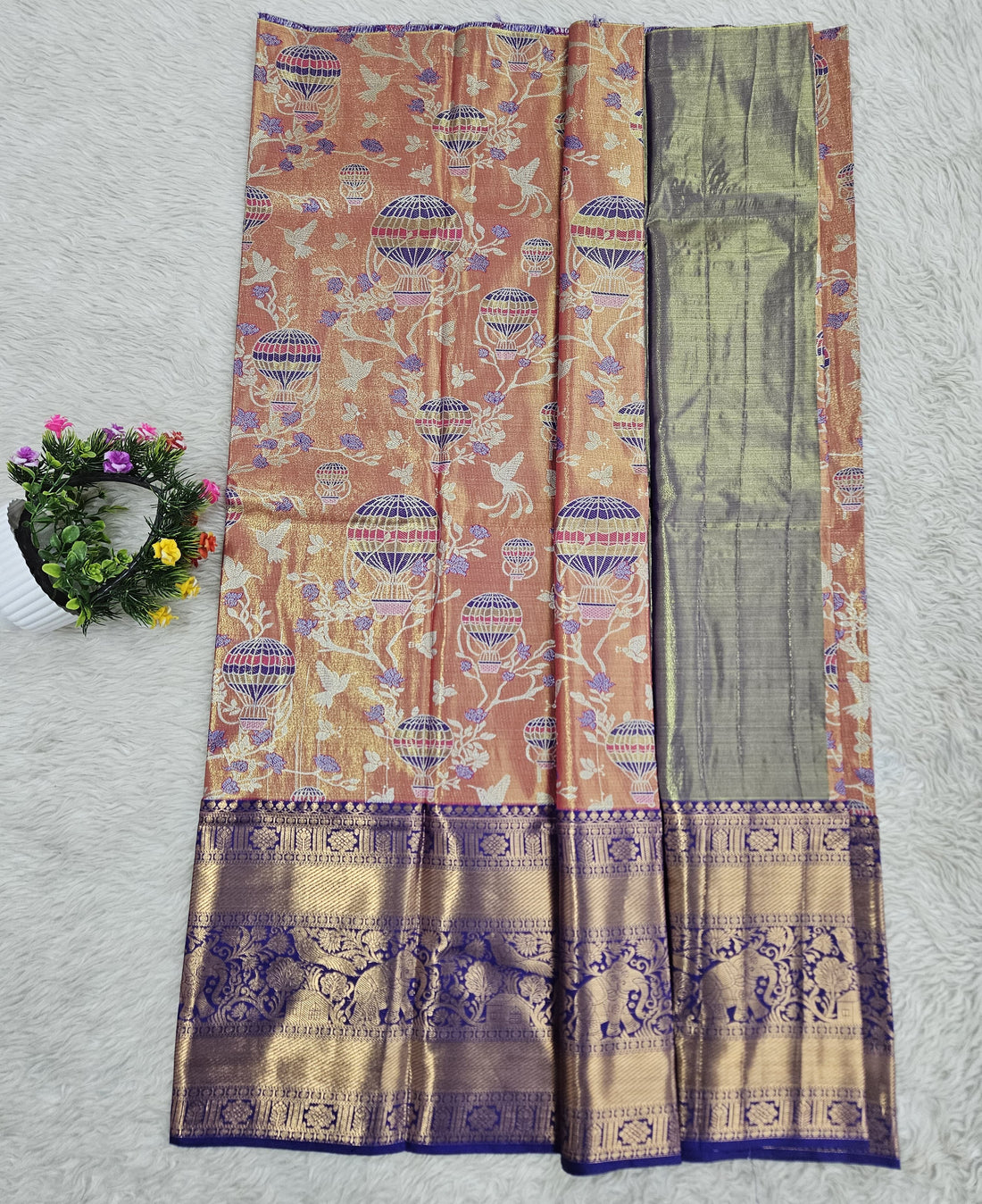 (5–10 Year) Lehenga – Unstitched (Blouse + Material)
