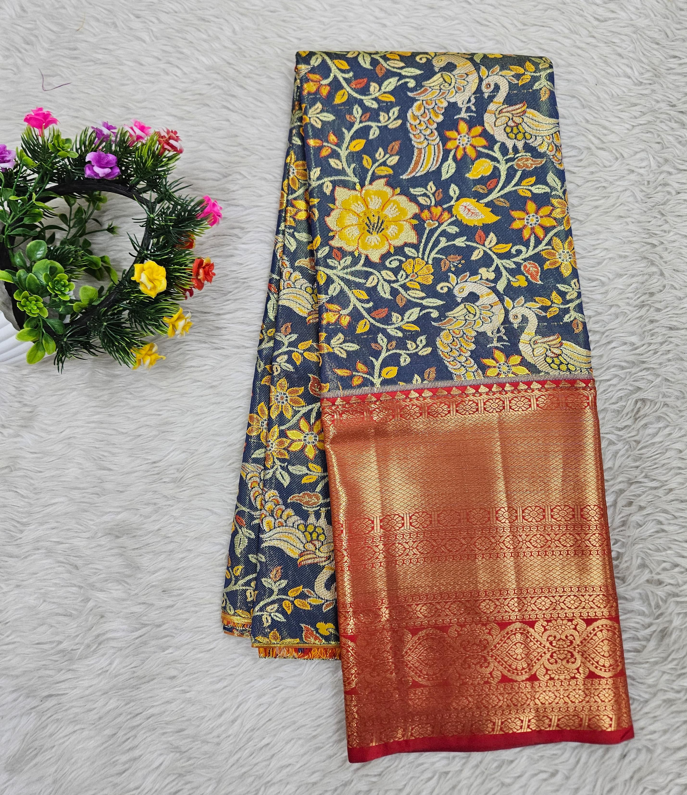 (5–10 Year) Lehenga – Unstitched (Blouse + Material)