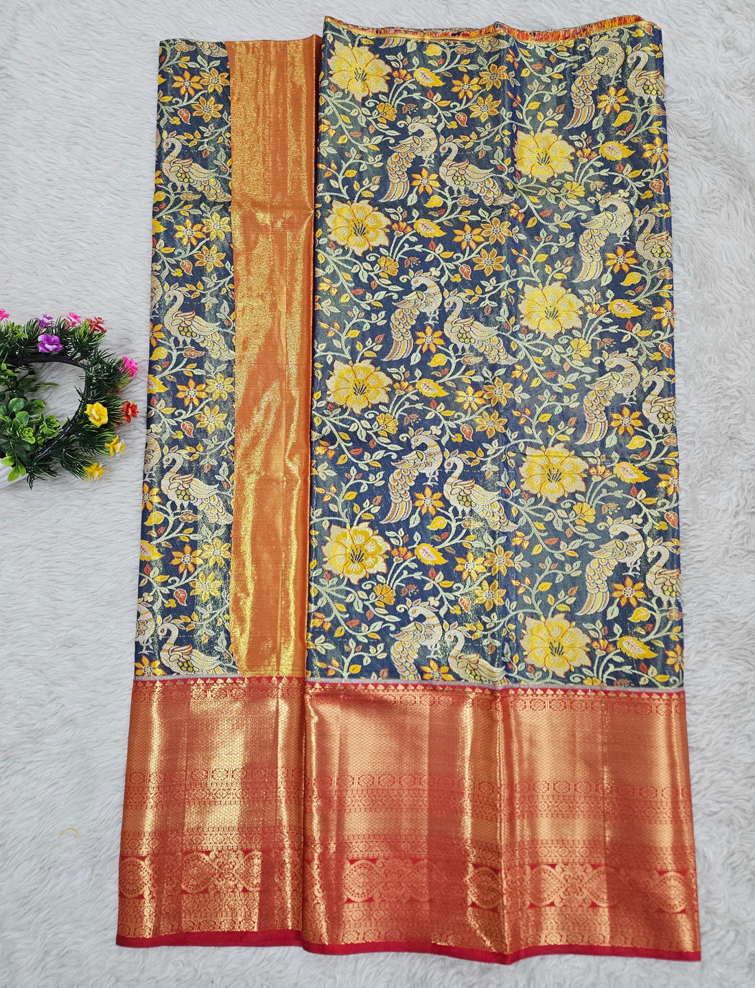 (5–10 Year) Lehenga – Unstitched (Blouse + Material)