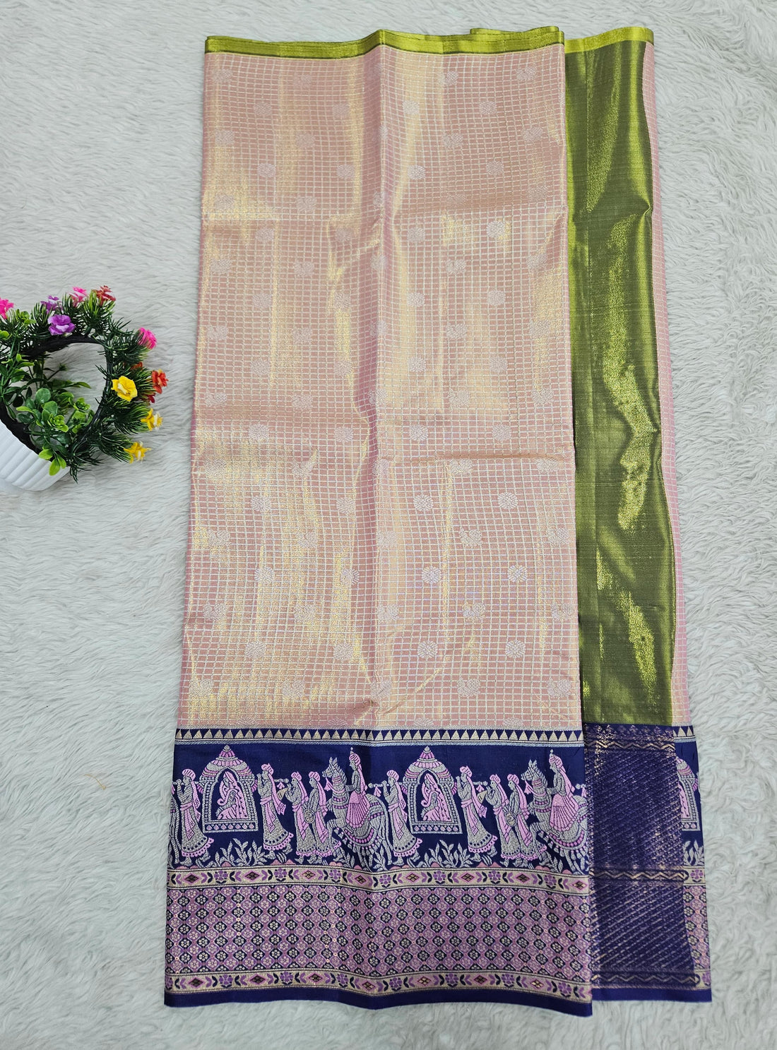 (5–10 Year) Lehenga – Unstitched (Blouse + Material)
