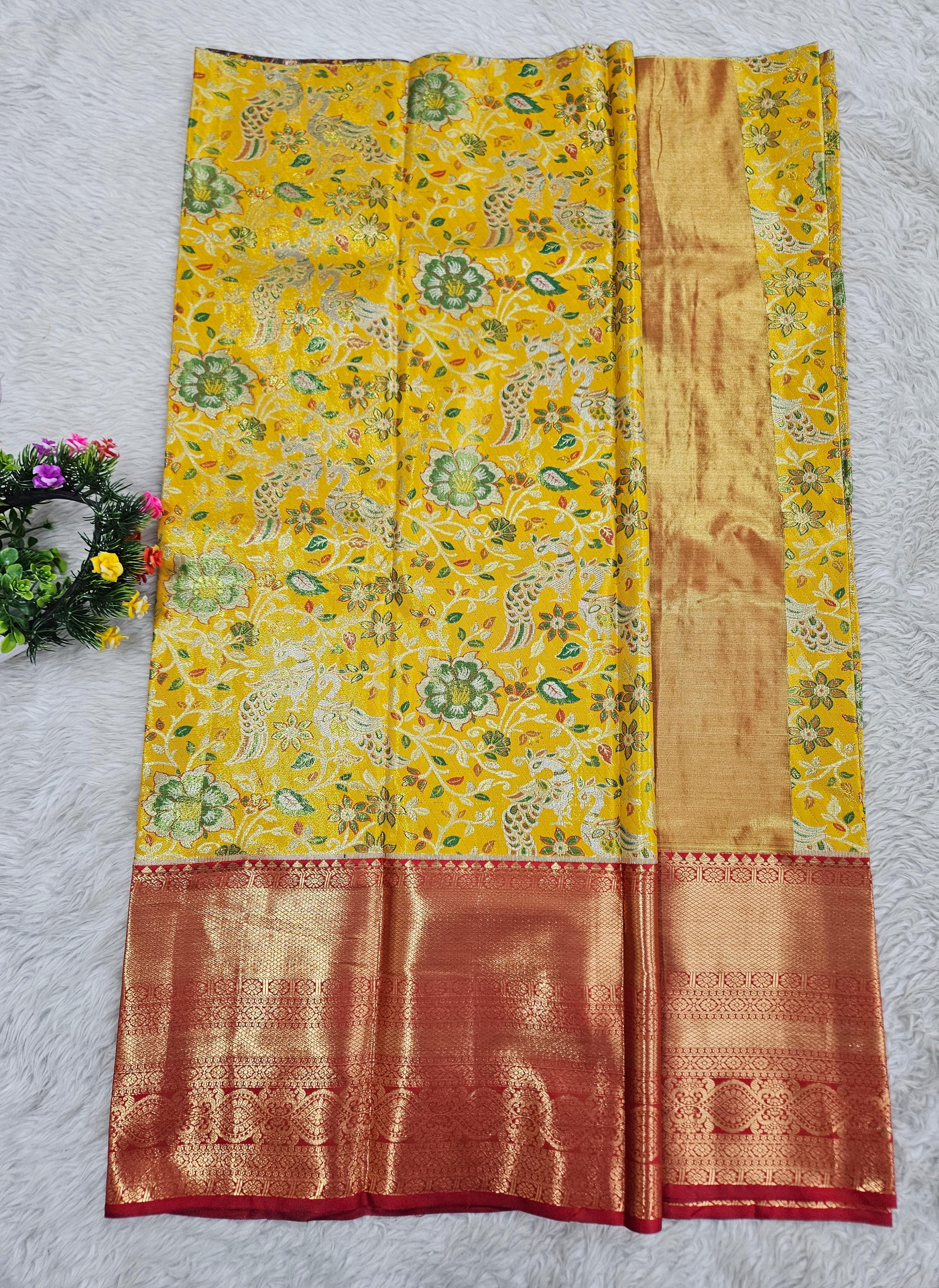 (5–10 Year) Lehenga – Unstitched (Blouse + Material)