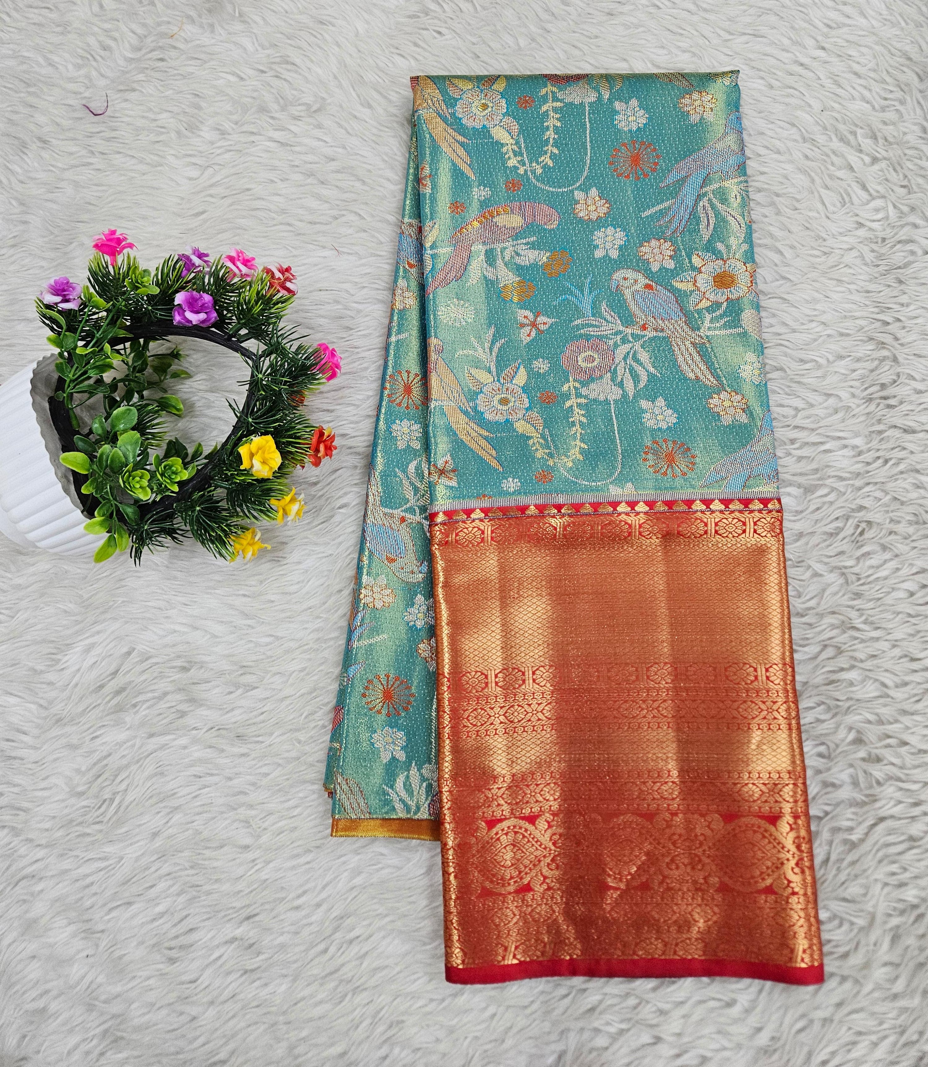 (5–10 Year) Lehenga – Unstitched (Blouse + Material)