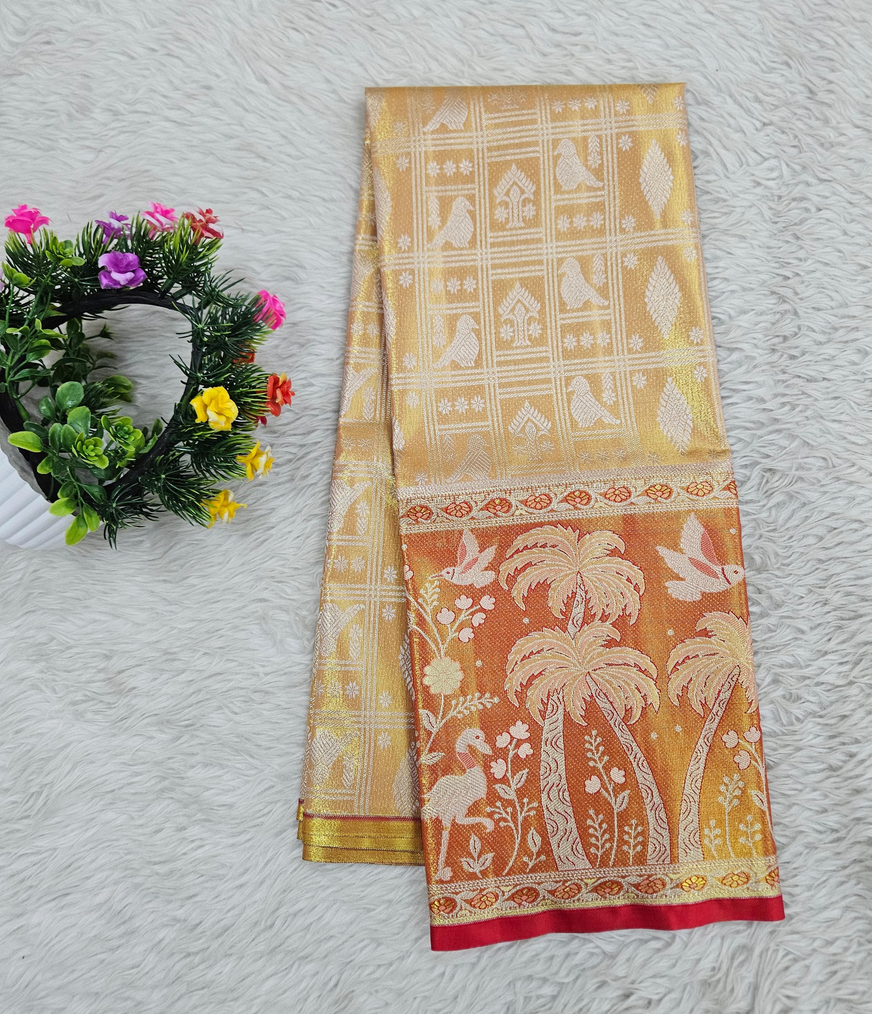 (5–10 Year) Lehenga – Unstitched (Blouse + Material)