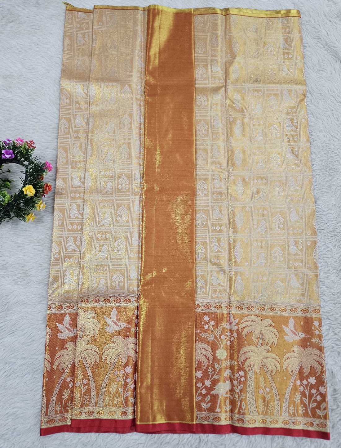 (5–10 Year) Lehenga – Unstitched (Blouse + Material)