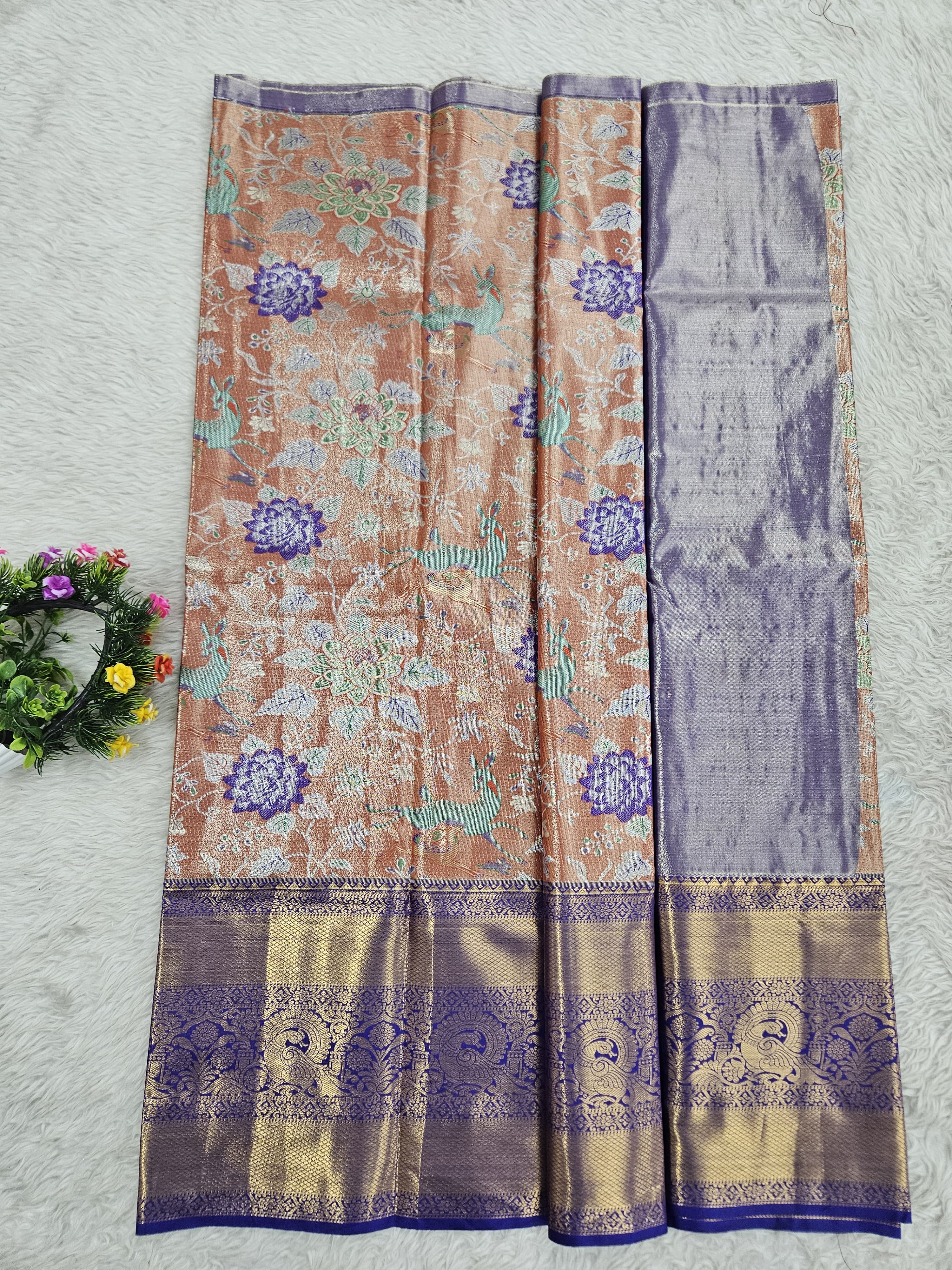 (5–10 Year) Lehenga – Unstitched (Blouse + Material)