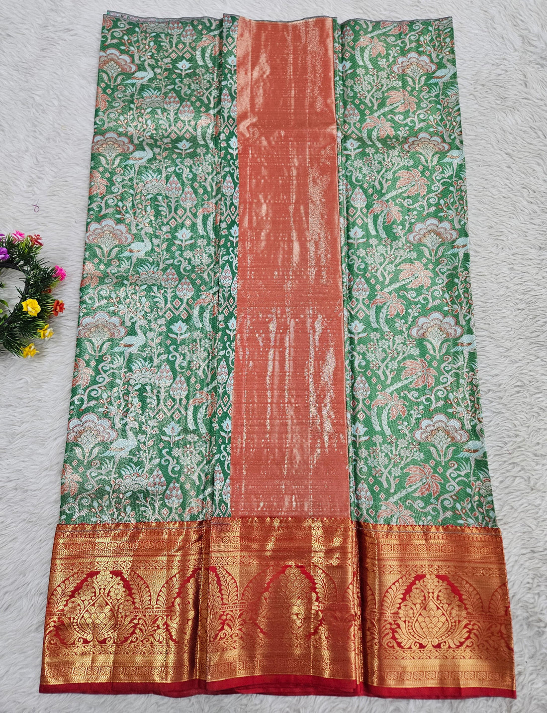 (5–10 Year) Lehenga – Unstitched (Blouse + Material)