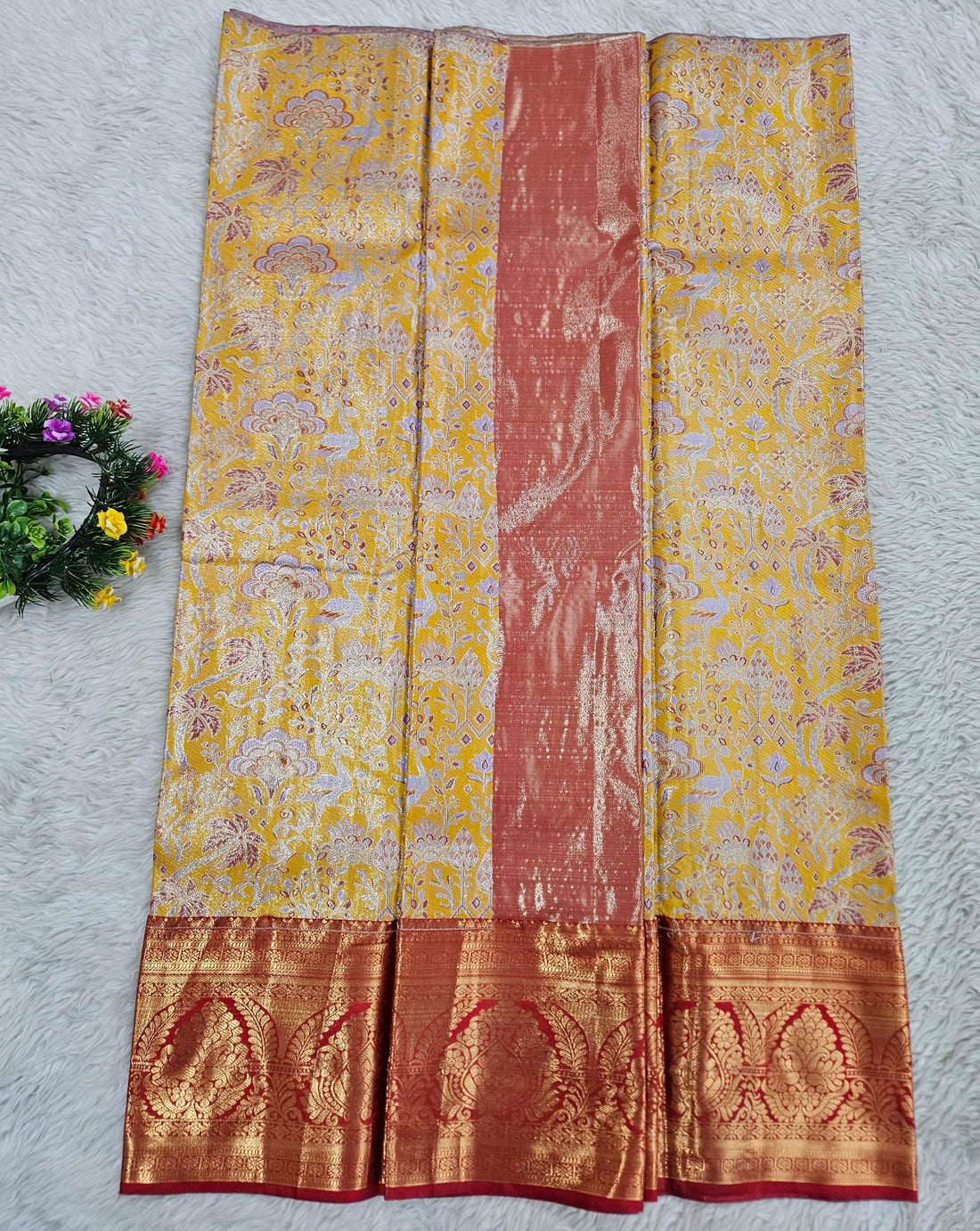 (5–10 Year) Lehenga – Unstitched (Blouse + Material)