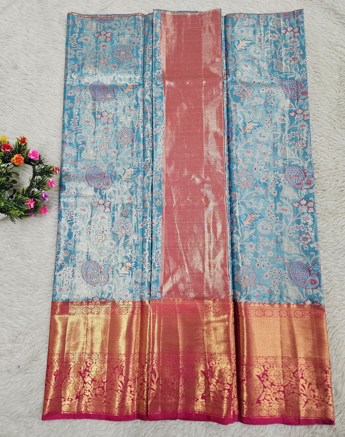 (5–10 Year) Lehenga – Unstitched (Blouse + Material)