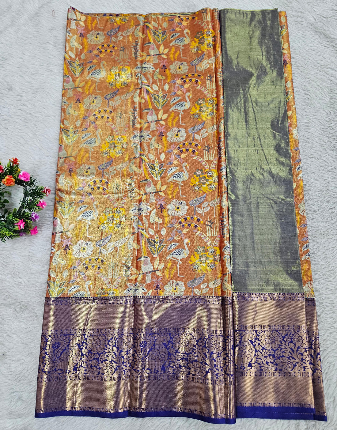 (5–10 Year) Lehenga – Unstitched (Blouse + Material)