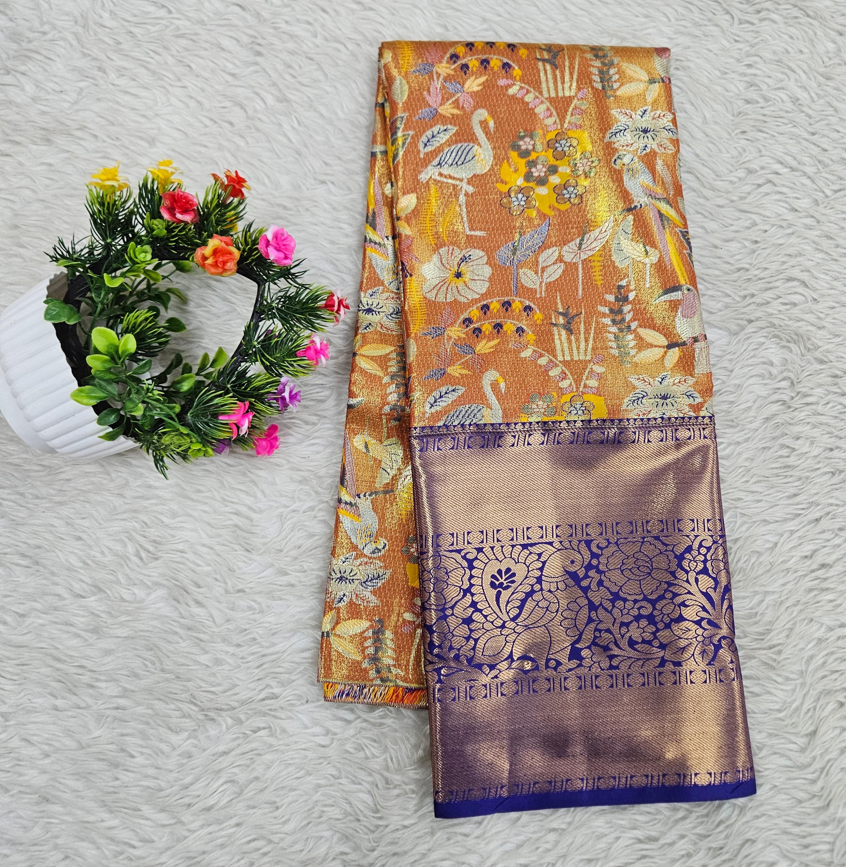 (5–10 Year) Lehenga – Unstitched (Blouse + Material)