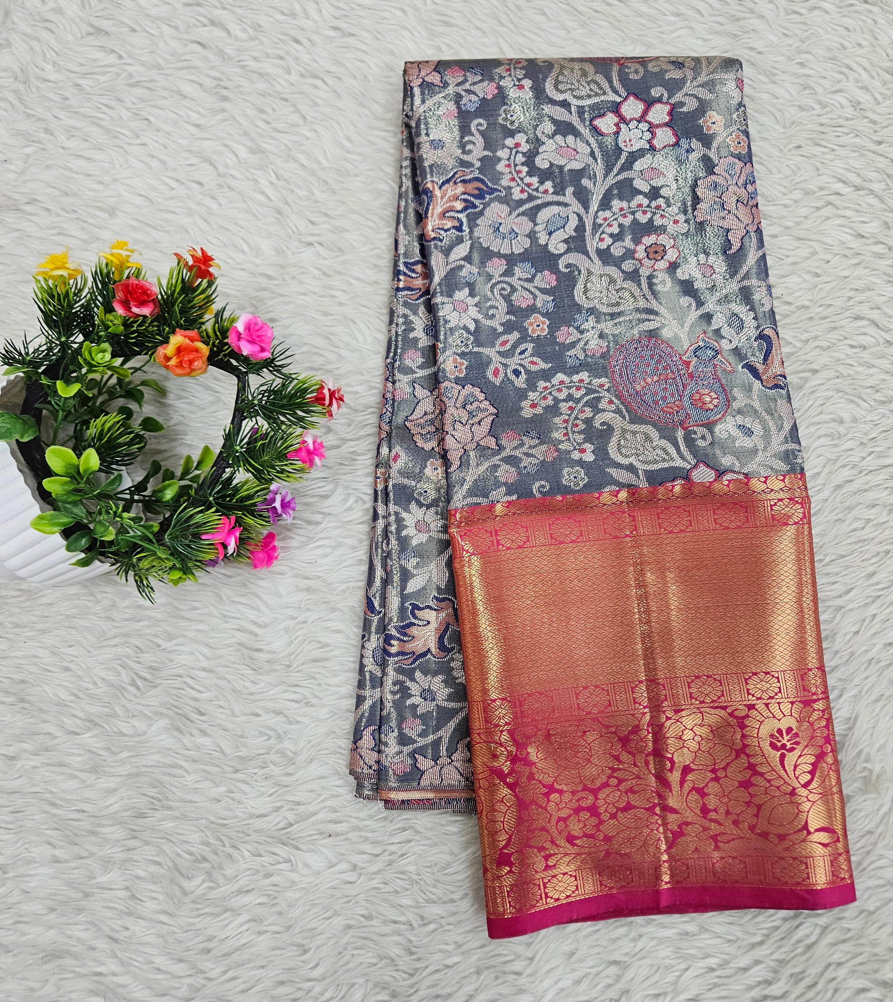 (5–10 Year) Lehenga – Unstitched (Blouse + Material)