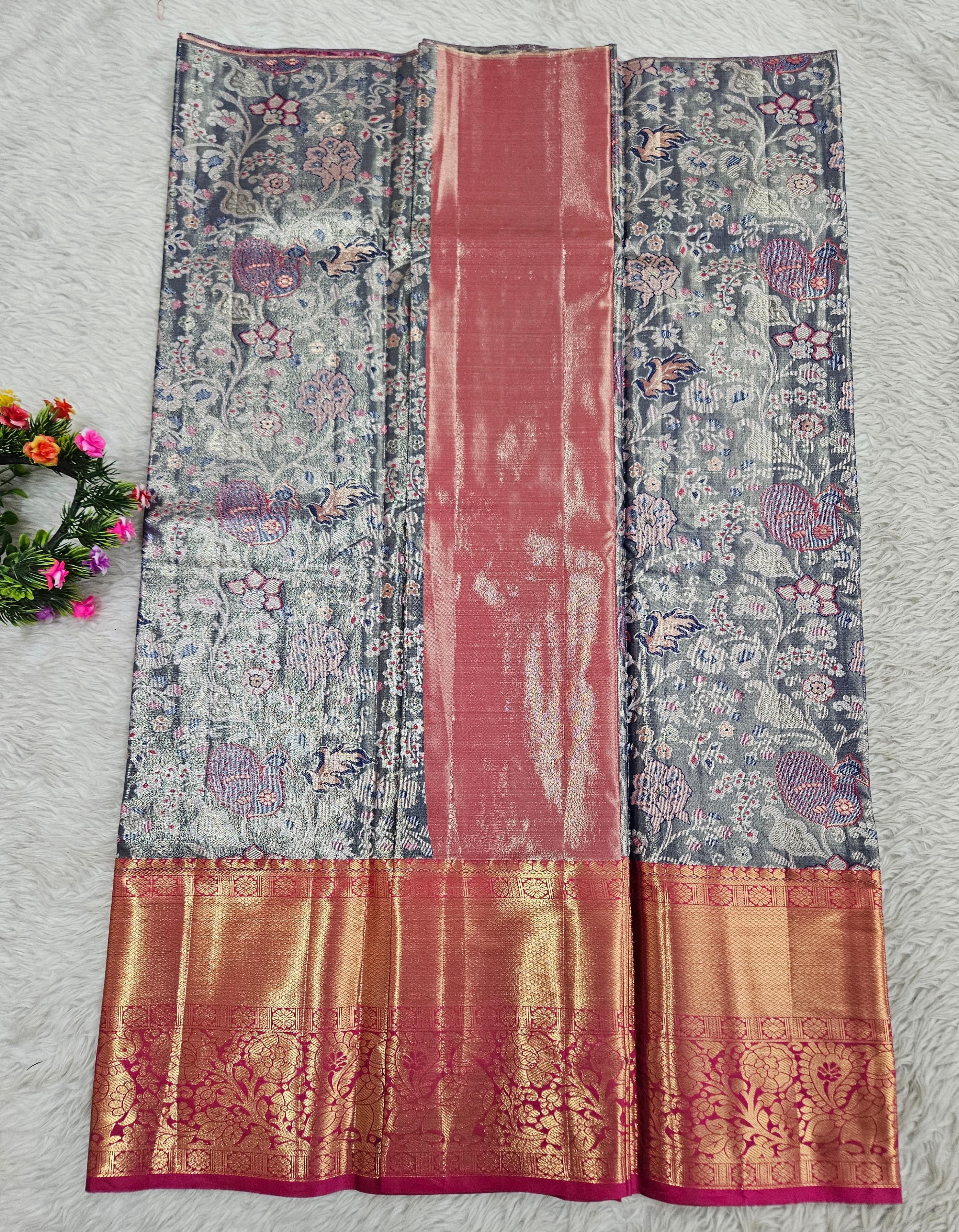 (5–10 Year) Lehenga – Unstitched (Blouse + Material)