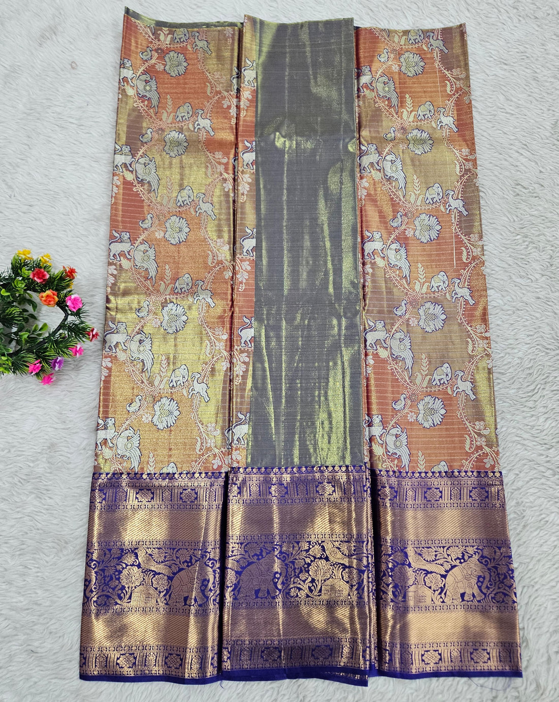 (5–10 Year) Lehenga – Unstitched (Blouse + Material)