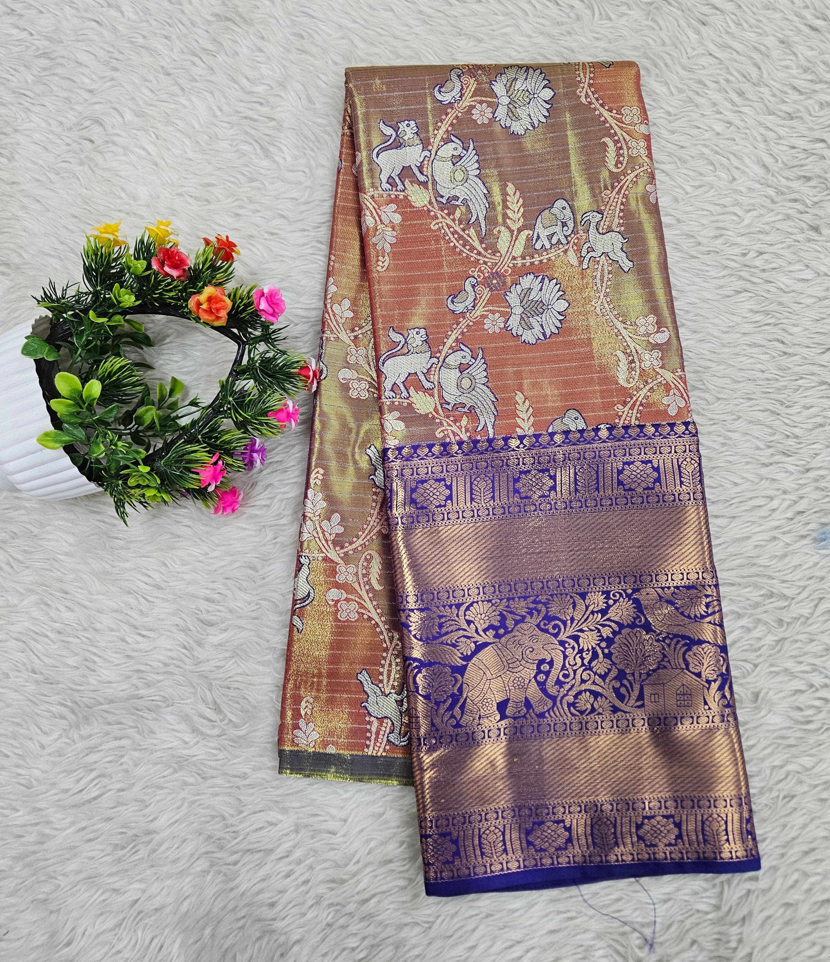 (5–10 Year) Lehenga – Unstitched (Blouse + Material)