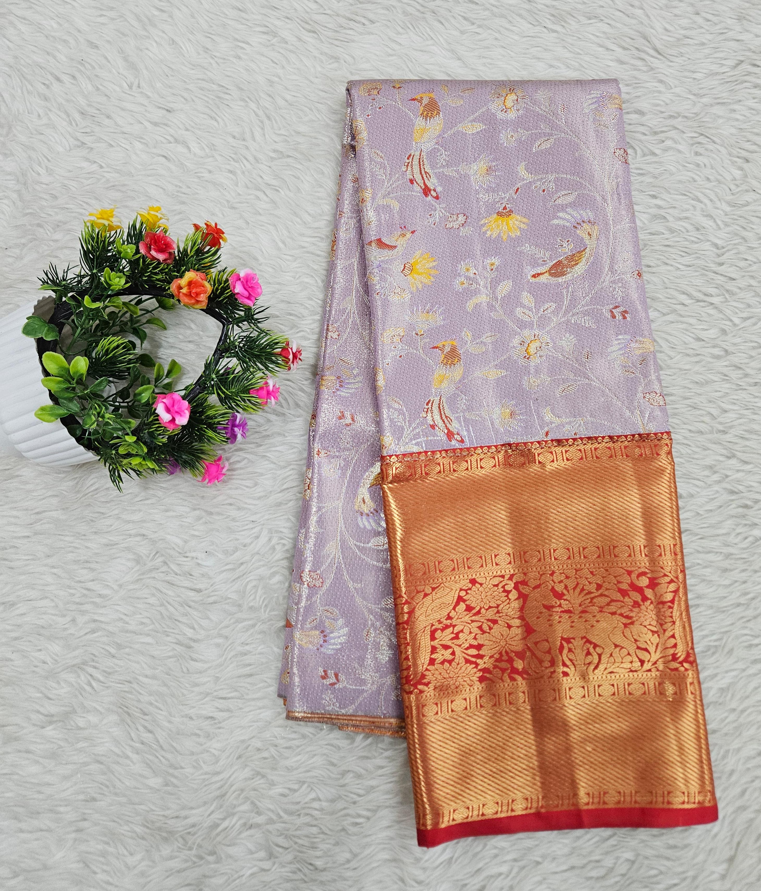(5–10 Year) Lehenga – Unstitched (Blouse + Material)
