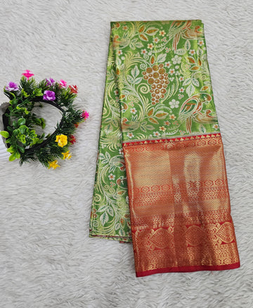 (5–10 Year) Lehenga – Unstitched (Blouse + Material)