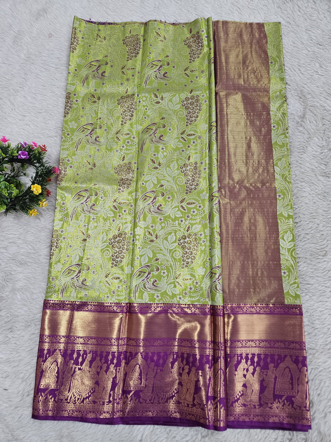 (5–10 Year) Lehenga – Unstitched (Blouse + Material)