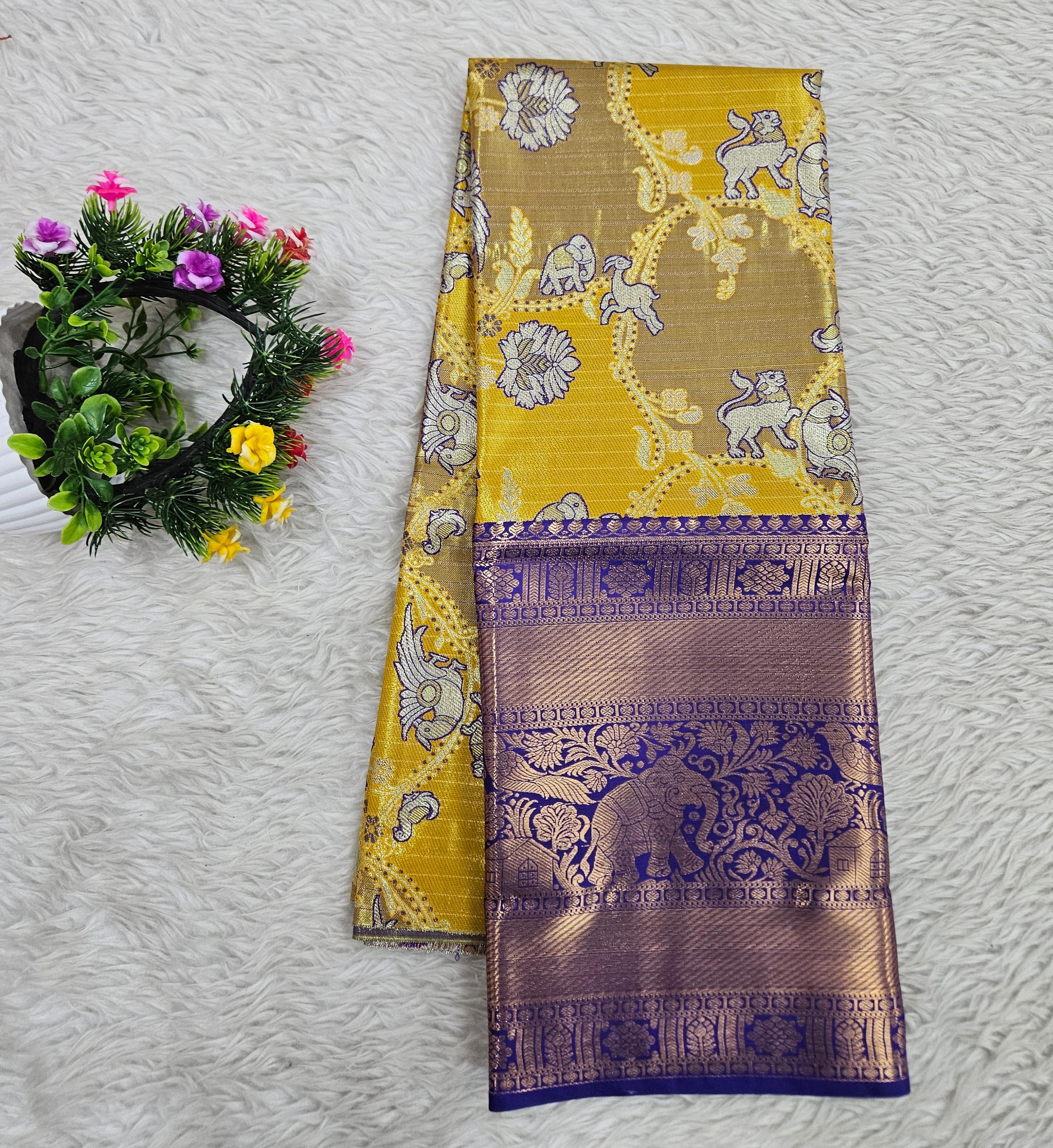 (5–10 Year) Lehenga – Unstitched (Blouse + Material)