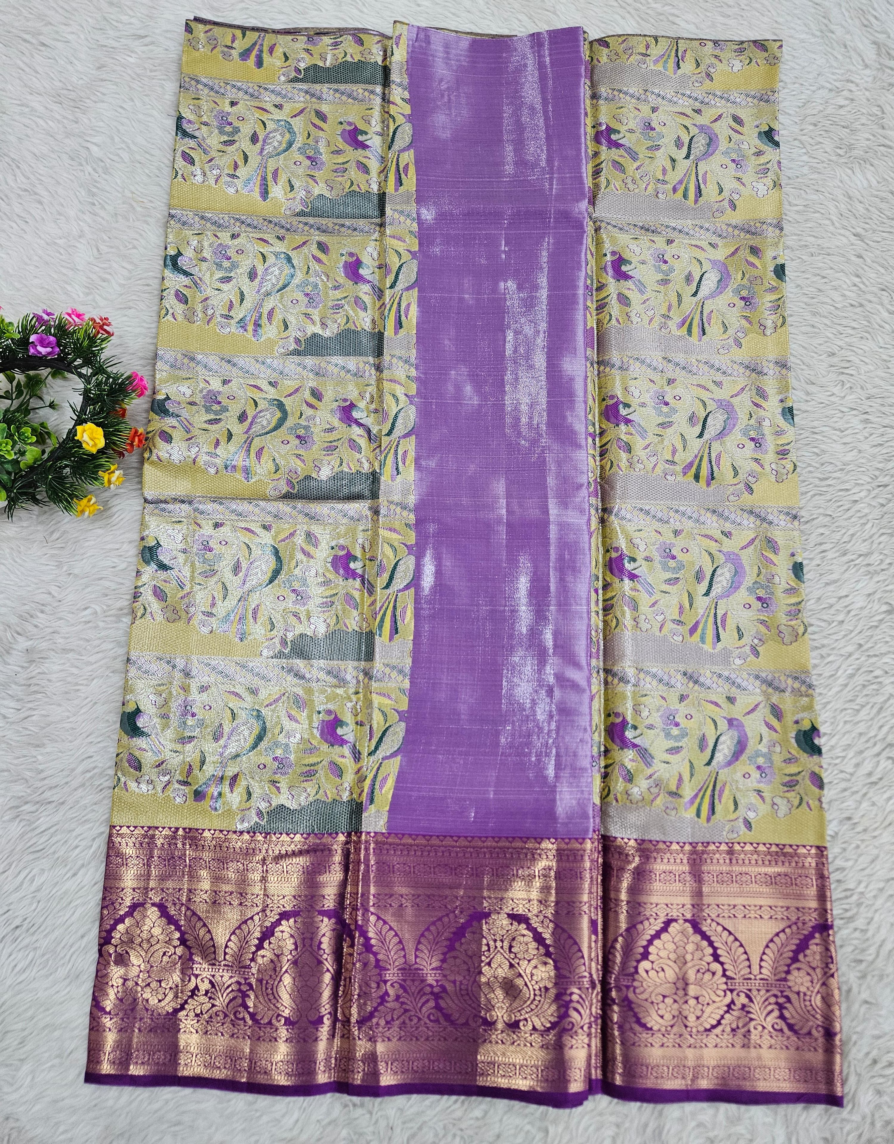 (5–10 Year) Lehenga – Unstitched (Blouse + Material)
