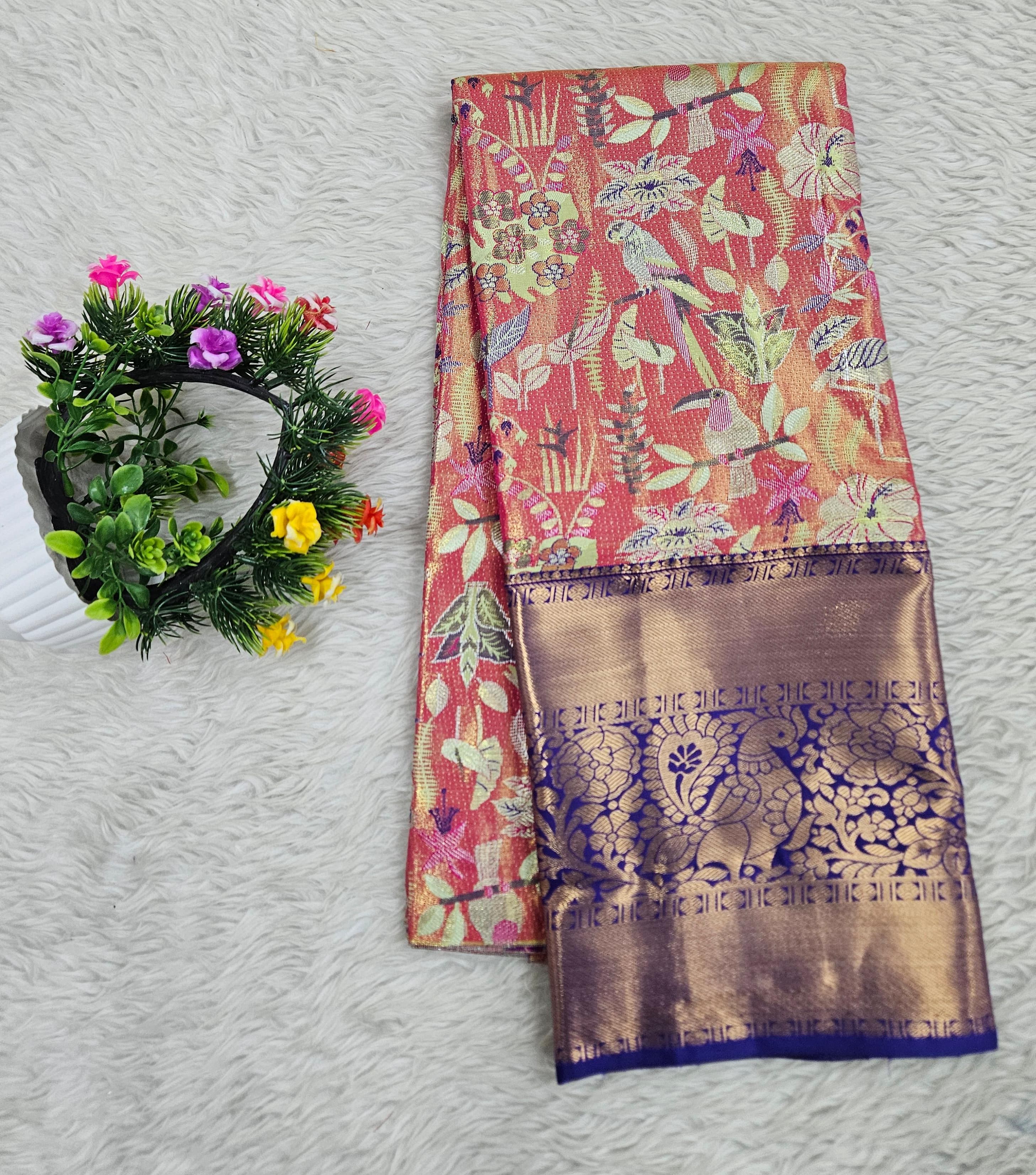 (5–10 Year) Lehenga – Unstitched (Blouse + Material)