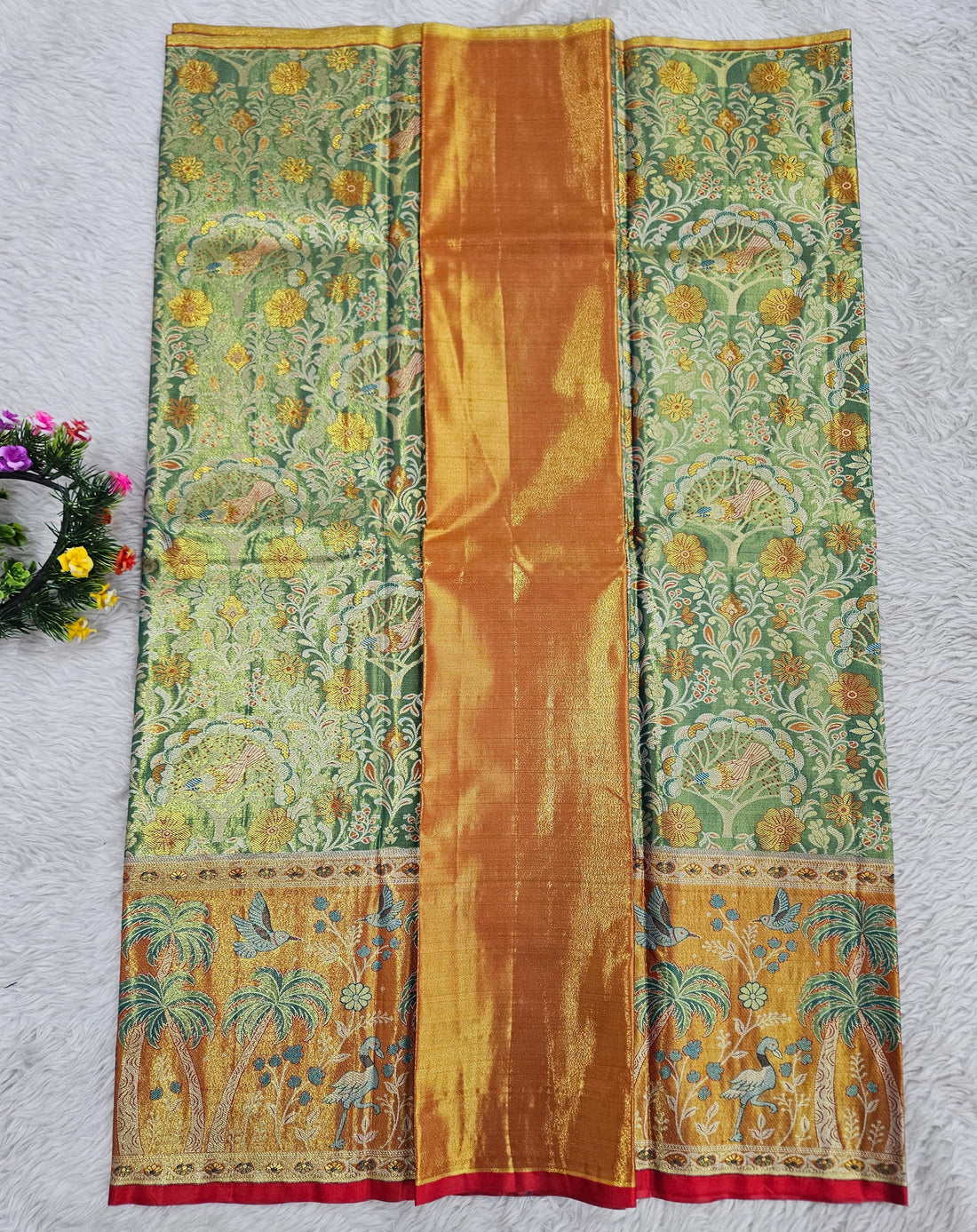 (5–10 Year) Lehenga – Unstitched (Blouse + Material)